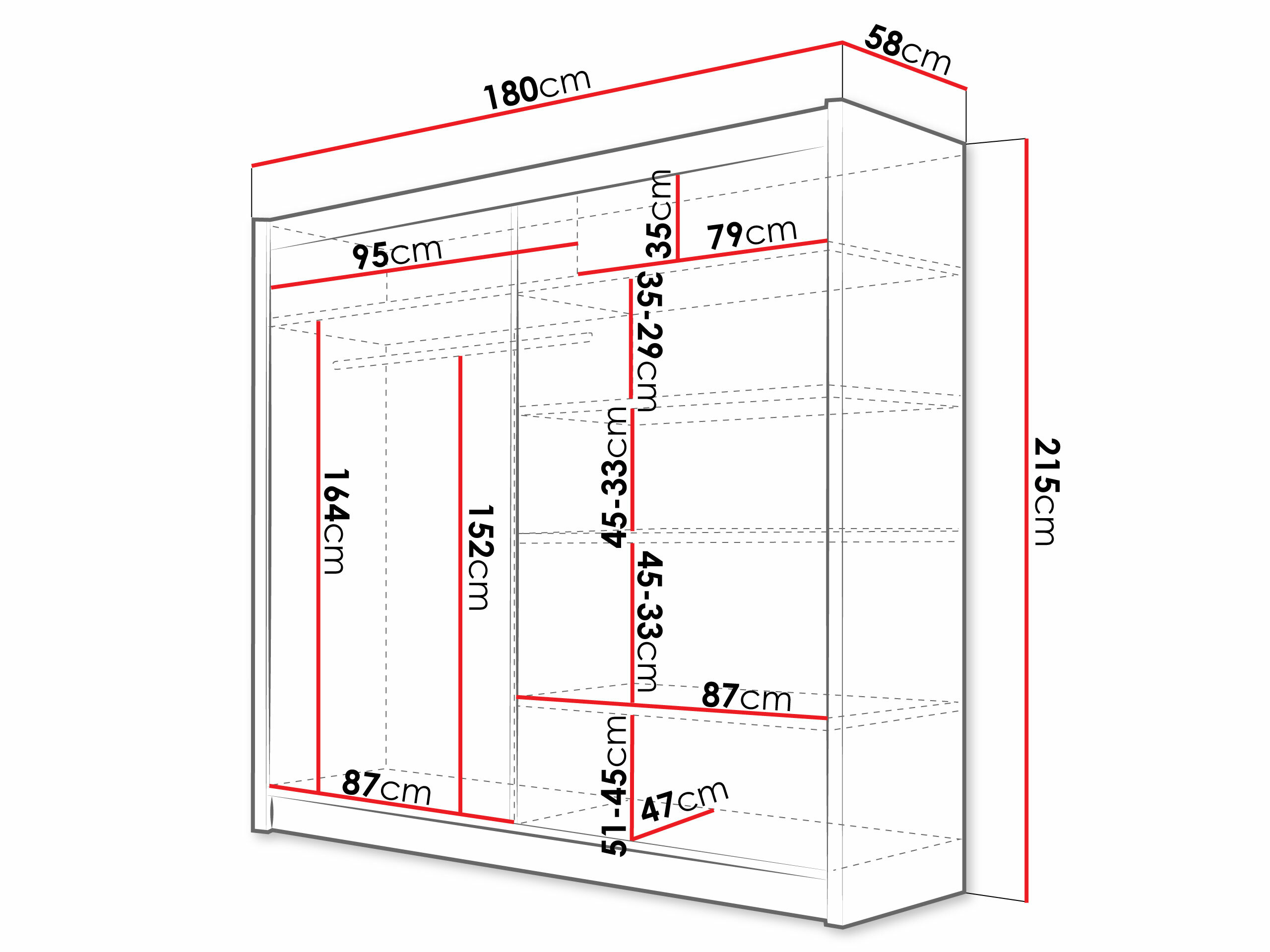 Armoire Closico Area (Blanc)