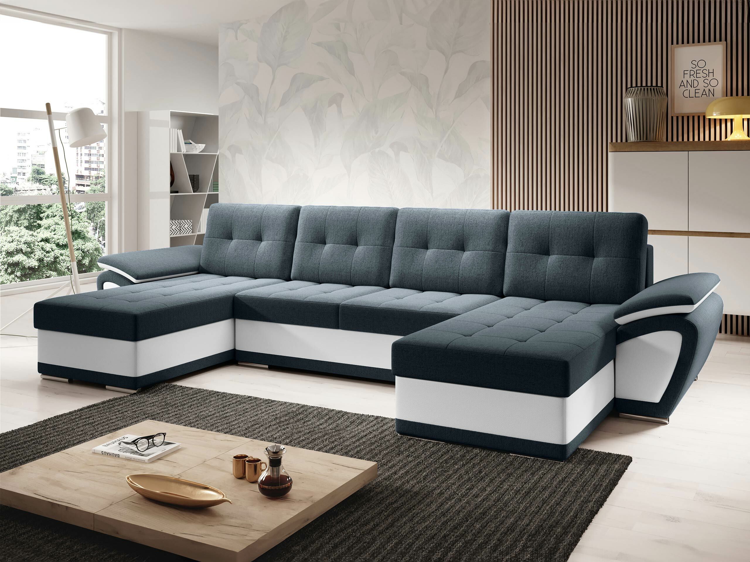 Canapé d'angle Arvada 115 (Rico 14 + Soft 17)
