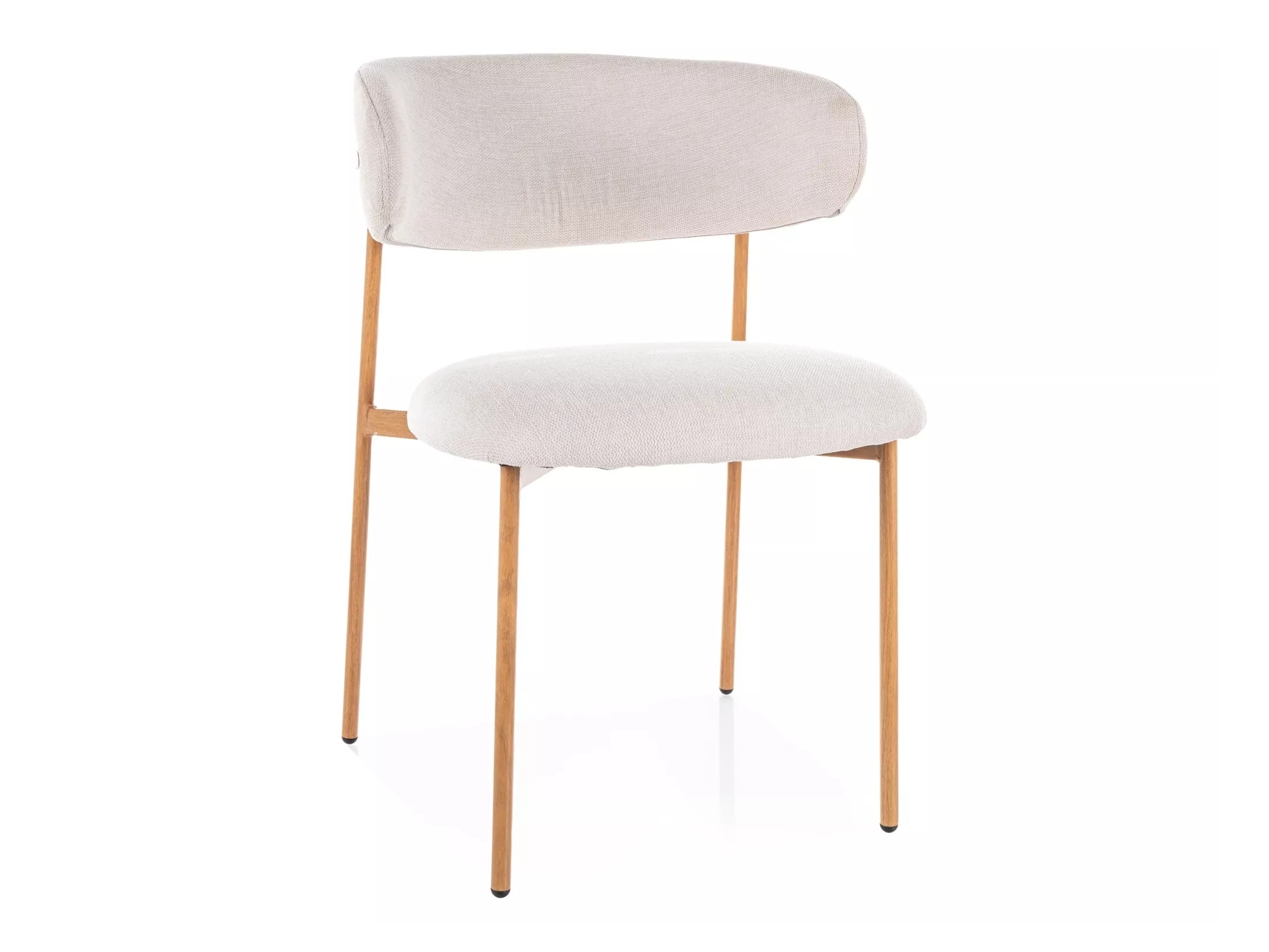 Chaise Detroit 802 (Beige clair + Chêne)