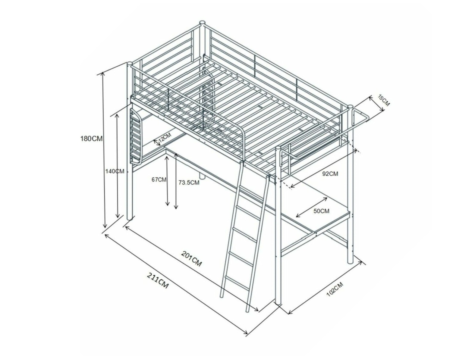 Lit mezzanine Houston 1974
