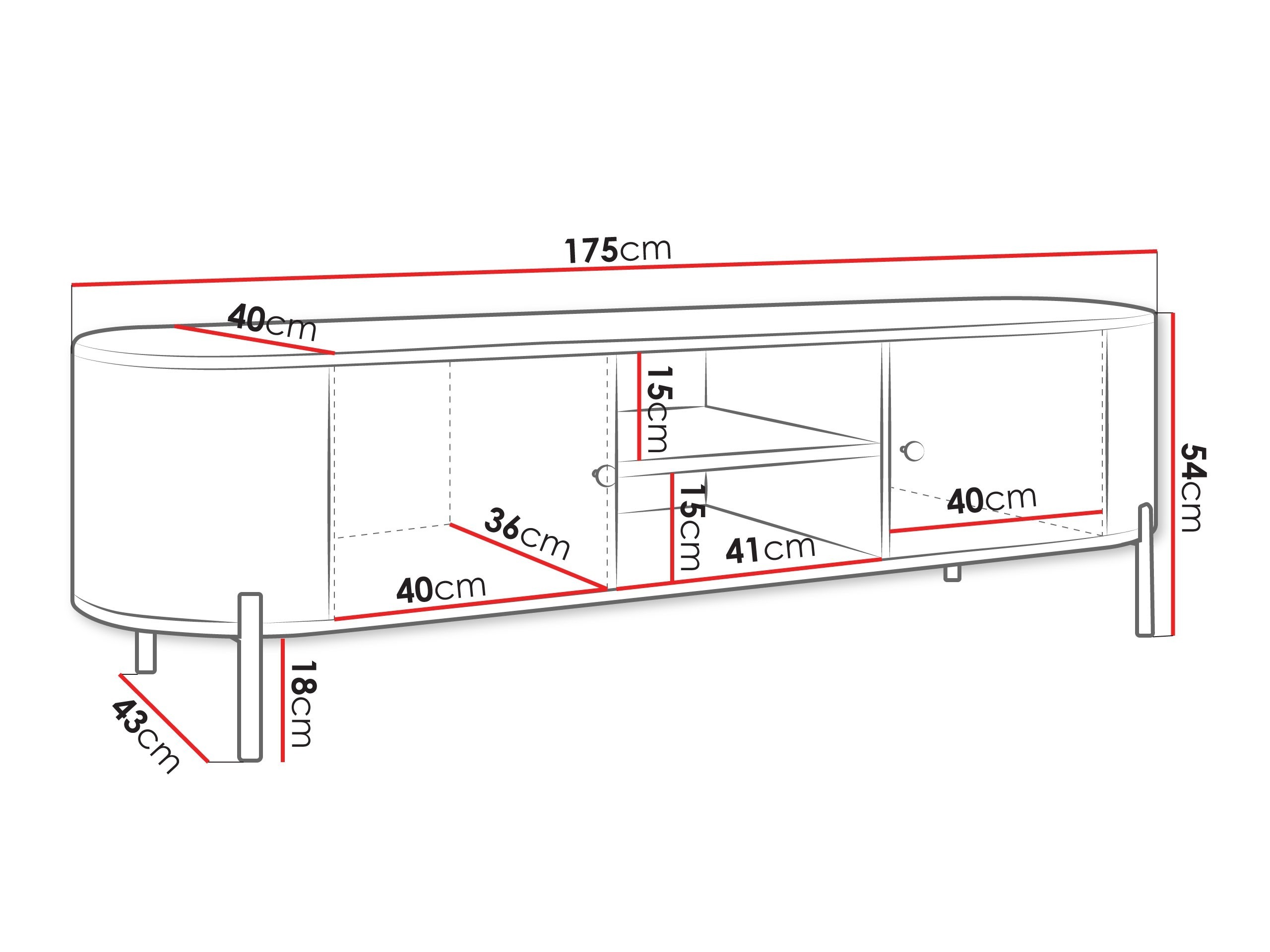 Meuble TV Comfivo Mirsoni