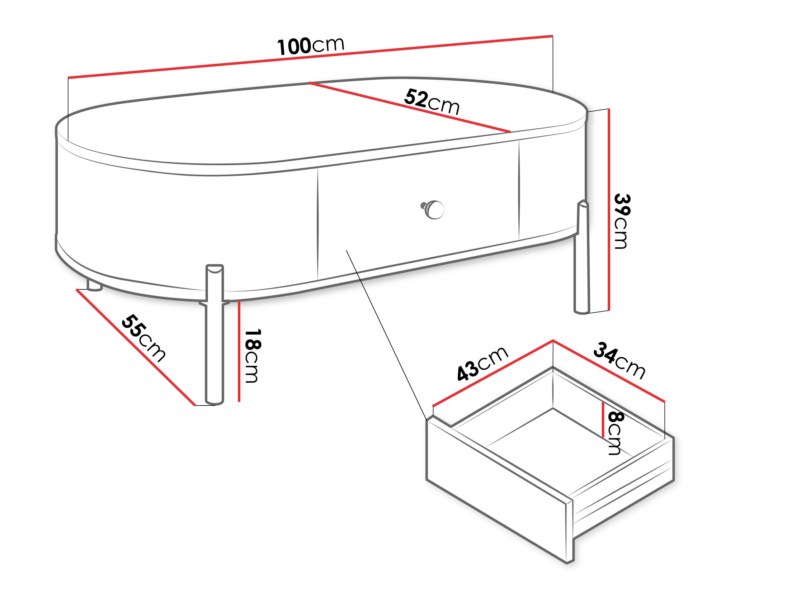 Table basse Comfivo Mirsoni