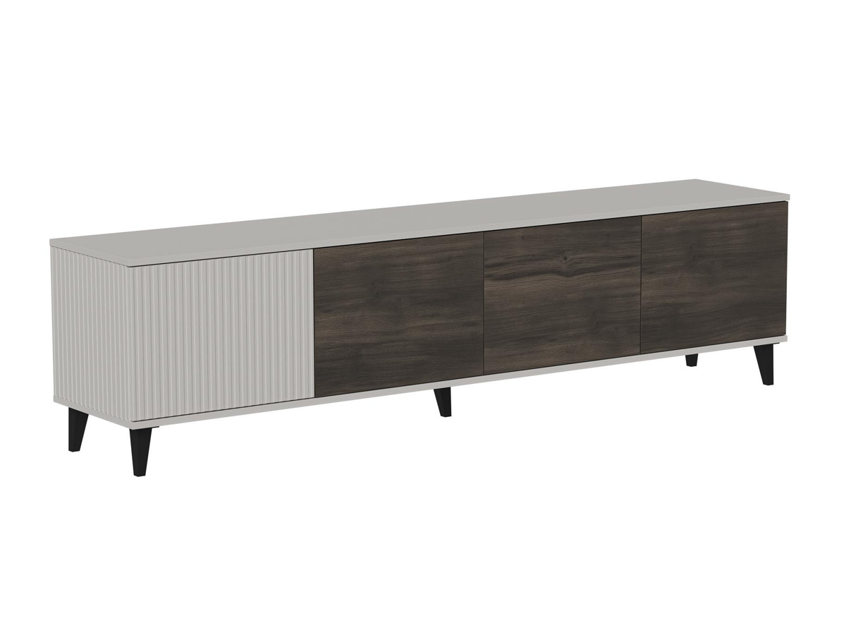 Meuble TV Luelia 114 (Noyer + Cachemire)