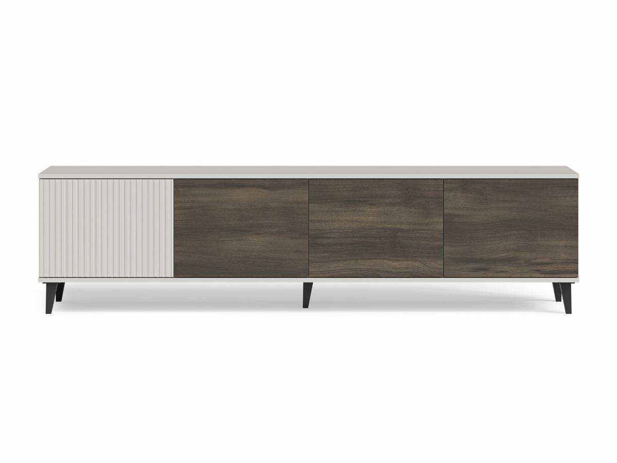 Meuble TV Luelia 114 (Noyer + Cachemire)