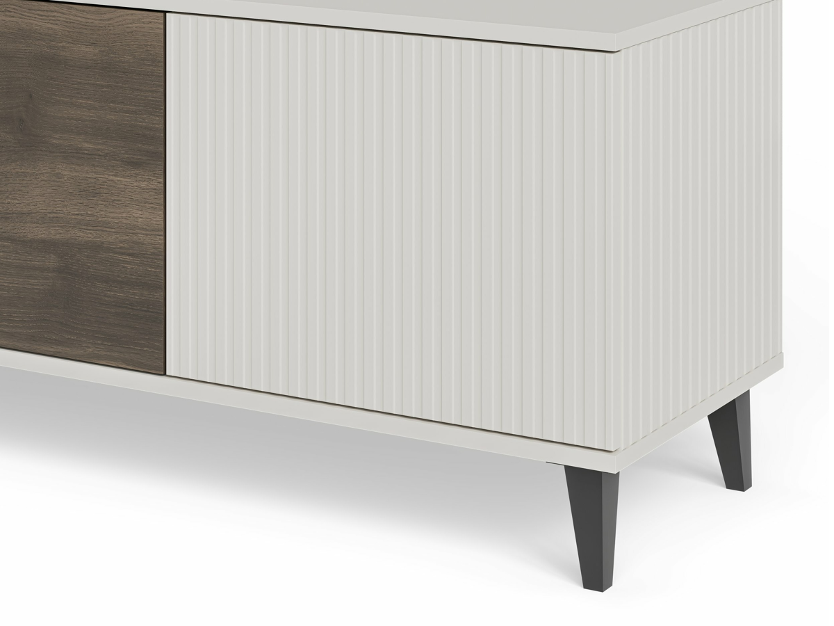 Meuble TV Luelia 114 (Noyer + Cachemire)