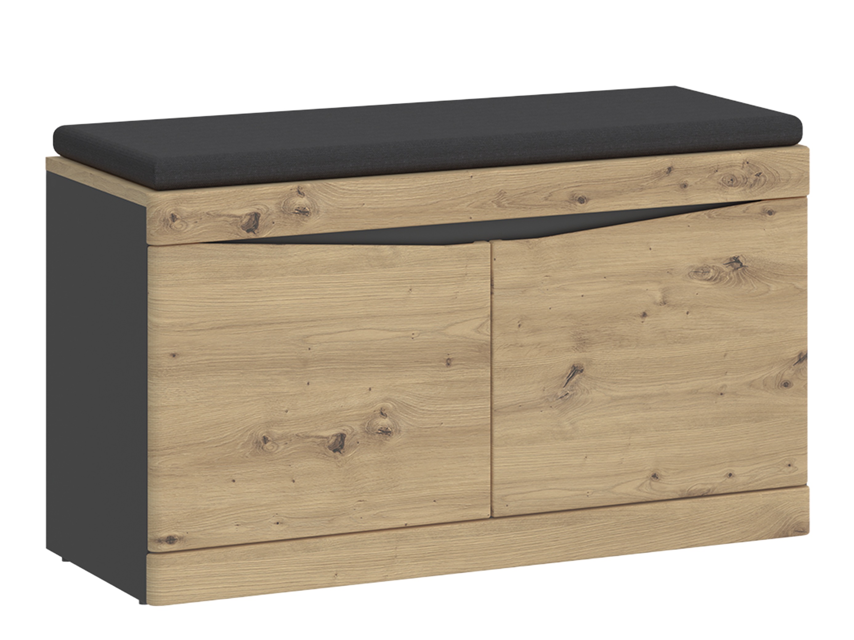 Meubles à chaussures Ontario 146 (Chêne Artisan + Anthracite)
