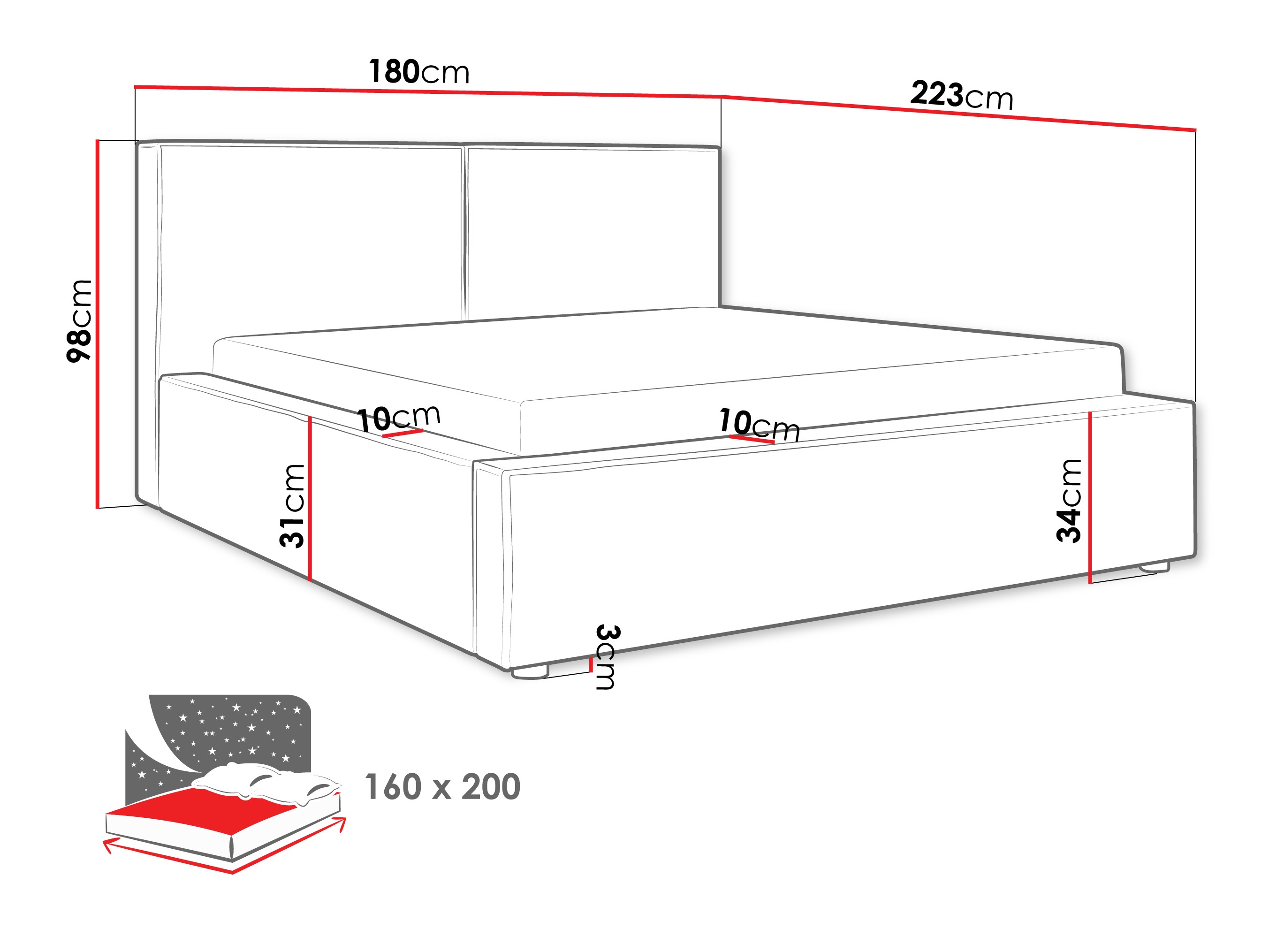 Lit TrendyNest 117 (Coral 75)