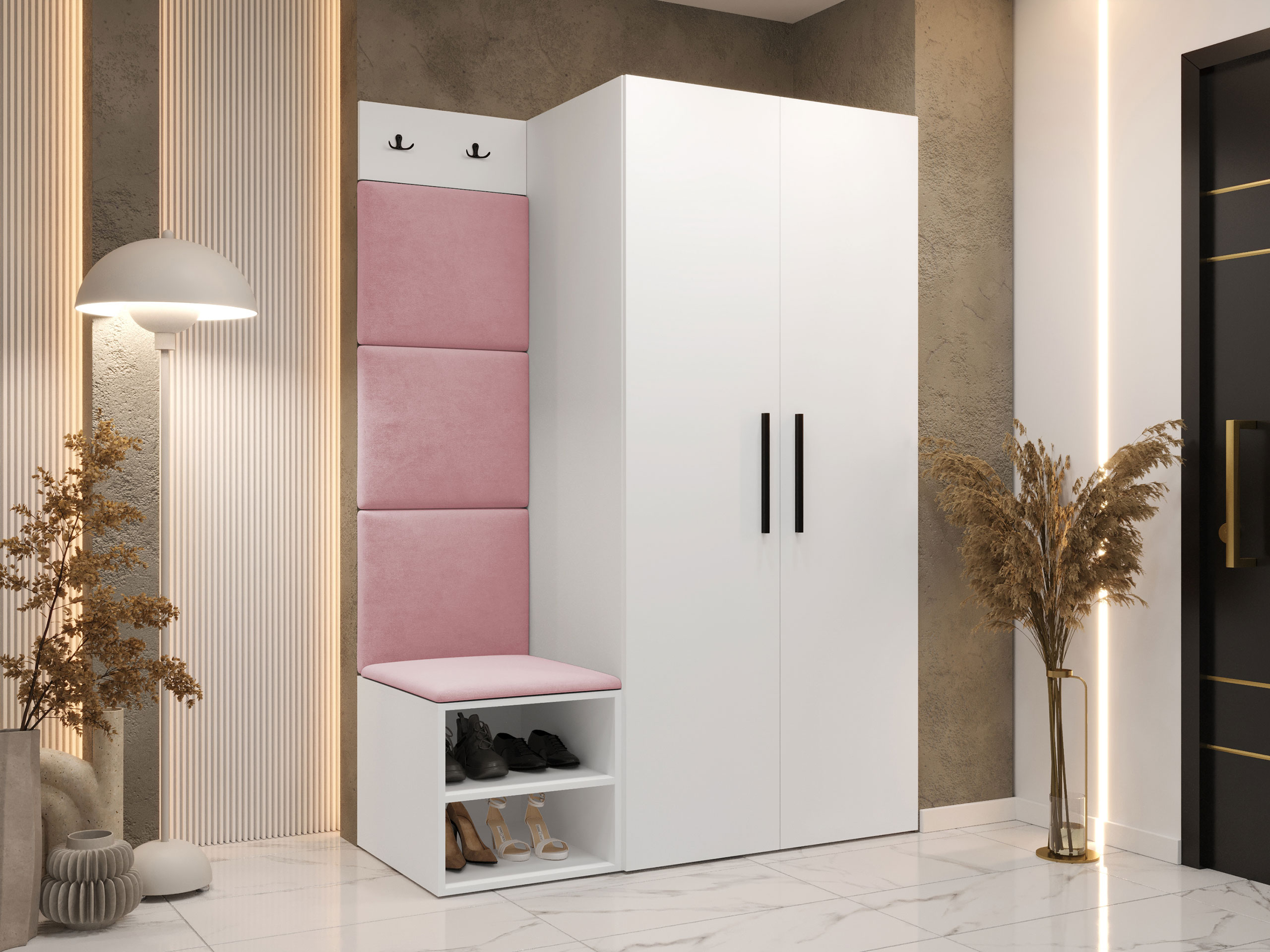 Meuble d'entrée Hartford 523 (Blanc)