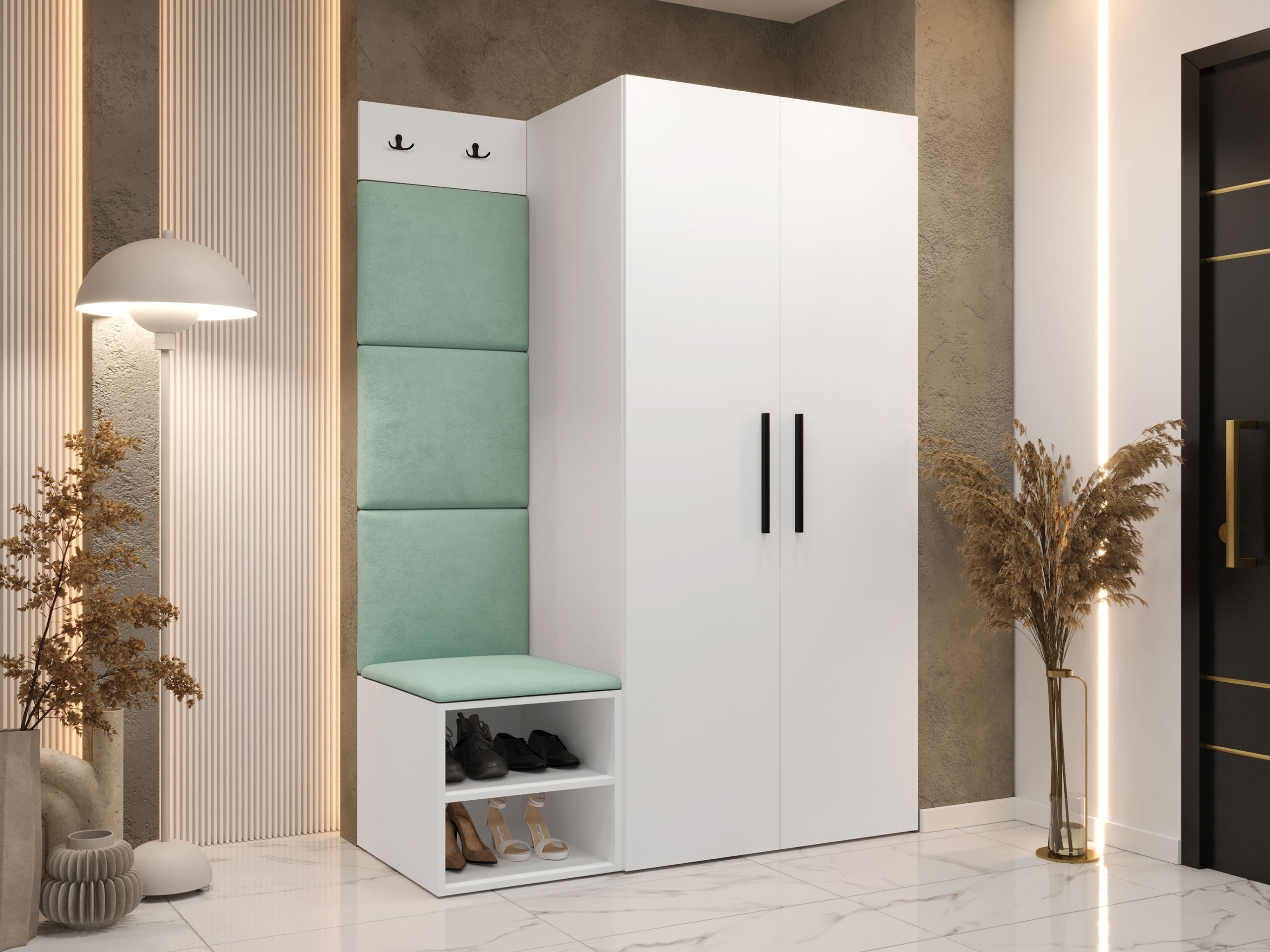 Meuble d'entrée Hartford 523 (Blanc)