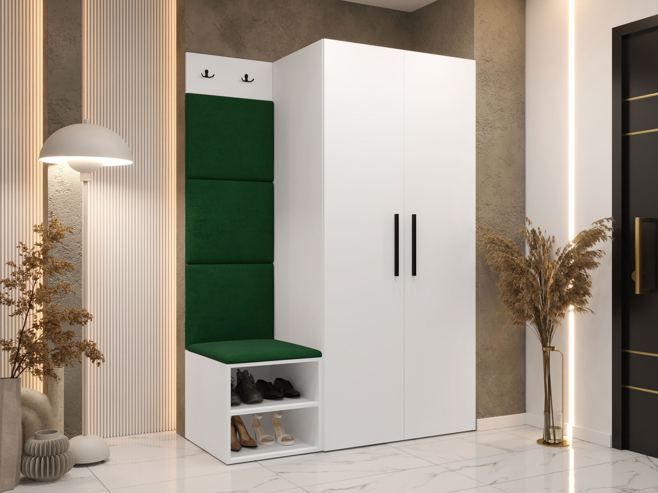 Meuble d'entrée Hartford 523 (Blanc)