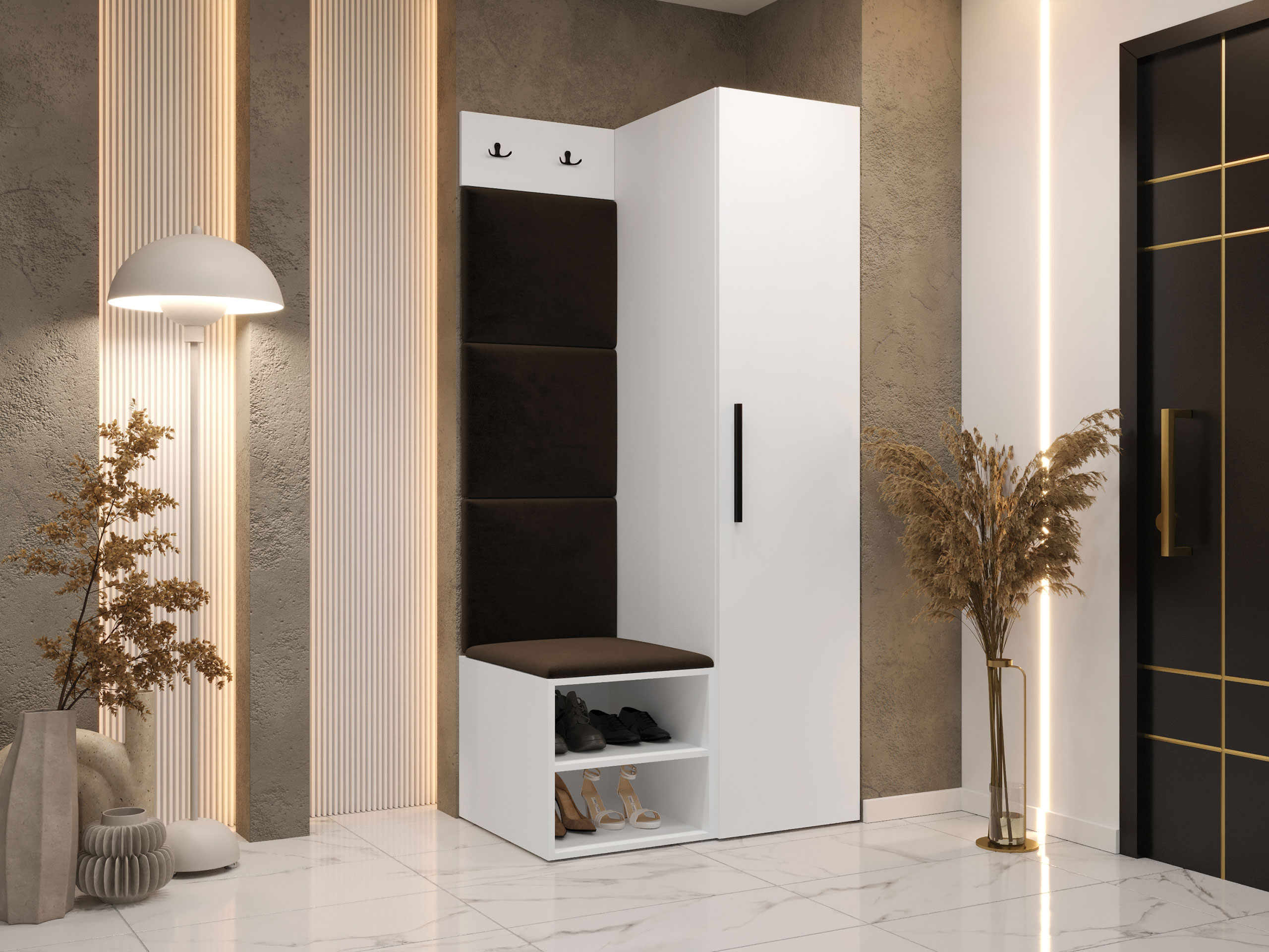 Meuble d'entrée Hartford 524 (Blanc)