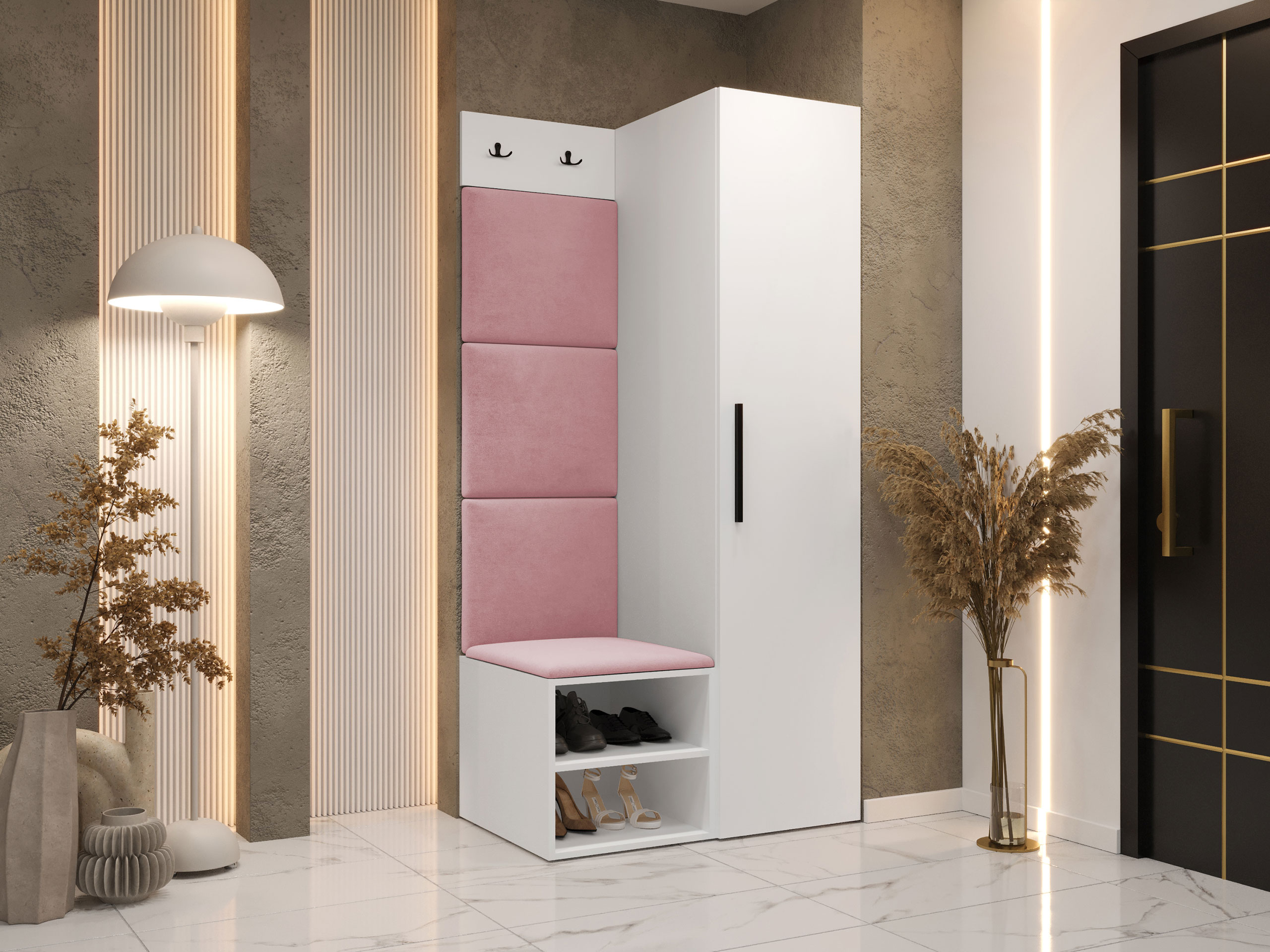 Meuble d'entrée Hartford 524 (Blanc)