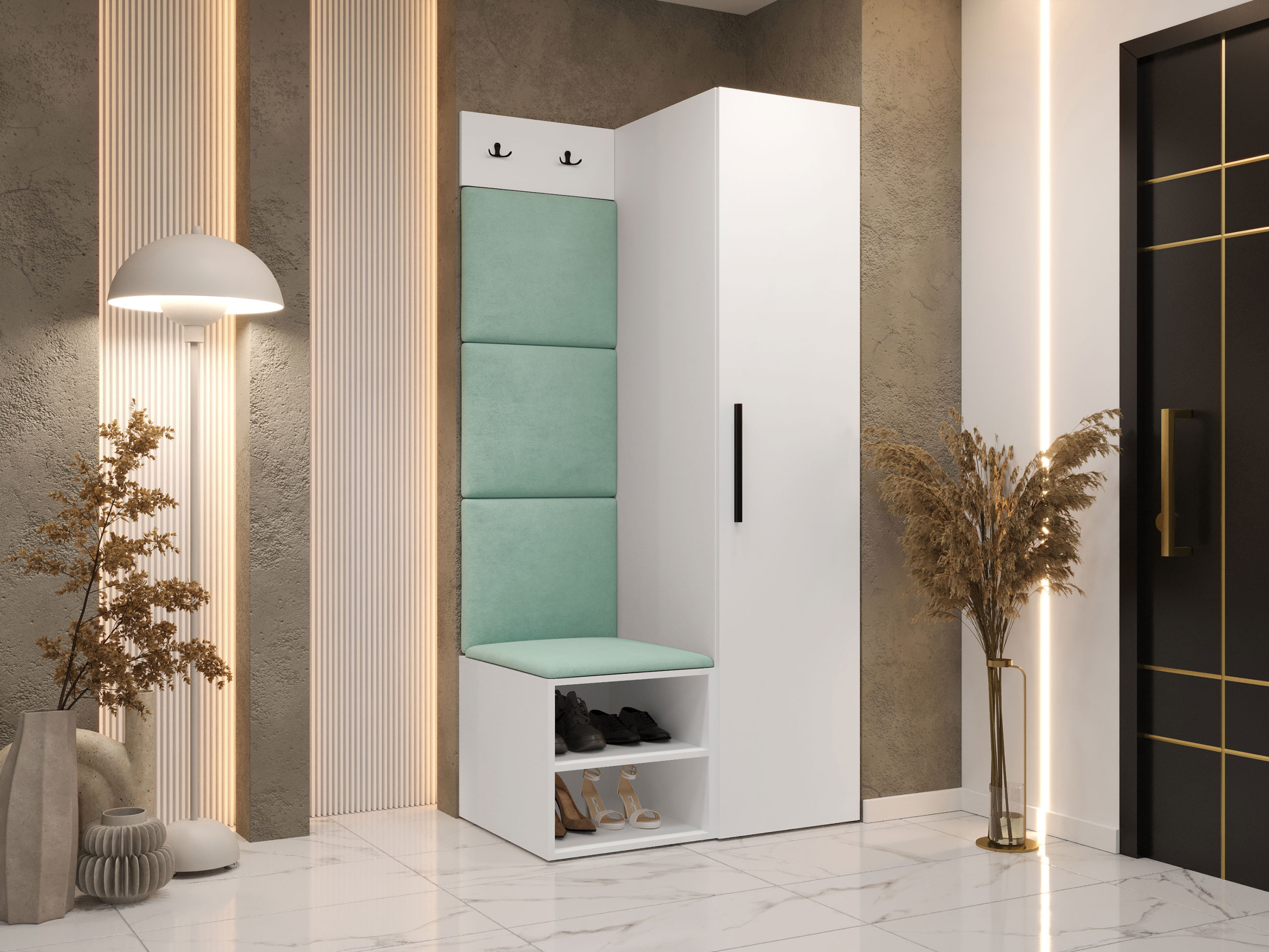 Meuble d'entrée Hartford 524 (Blanc)