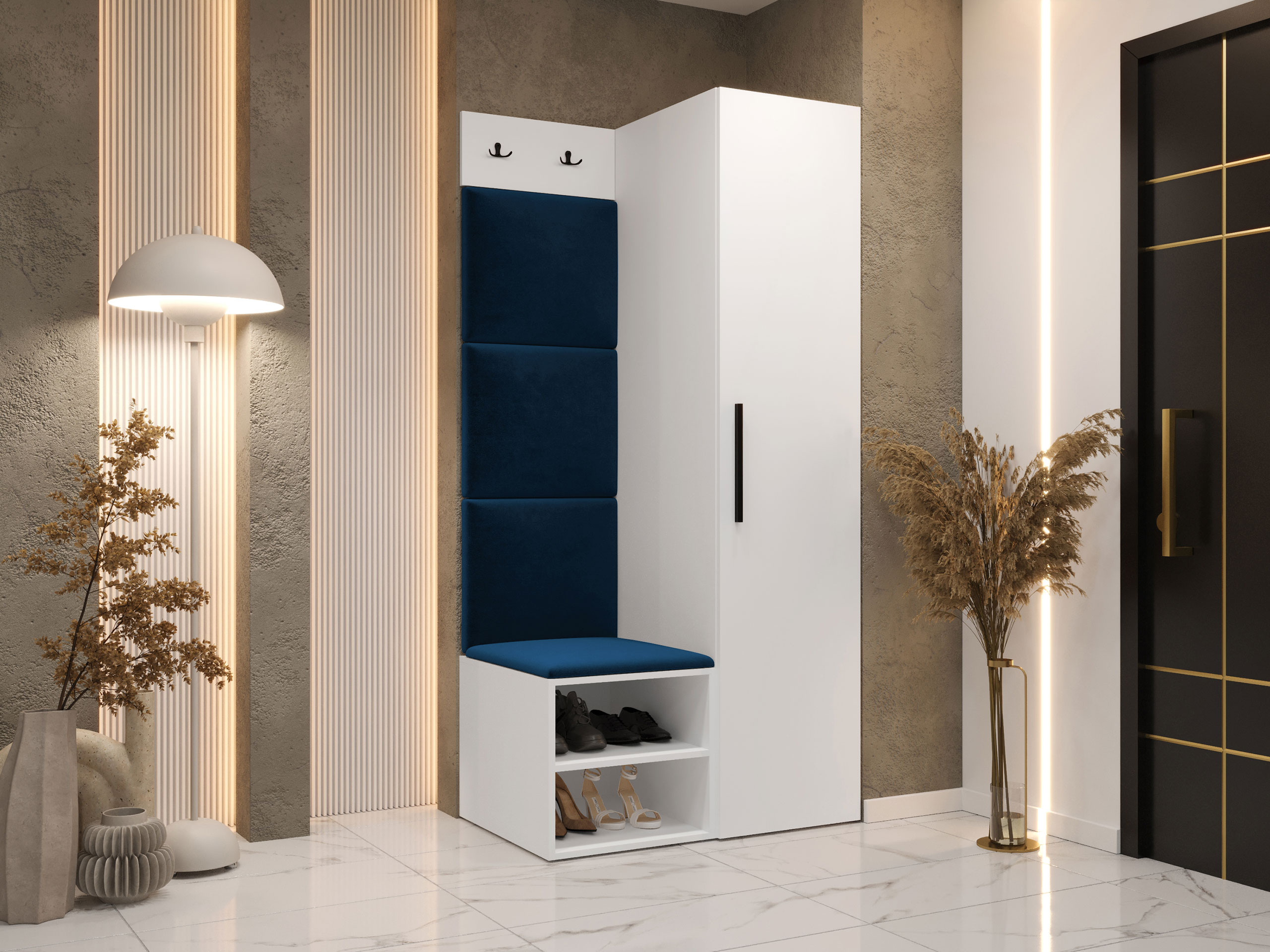 Meuble d'entrée Hartford 524 (Blanc)