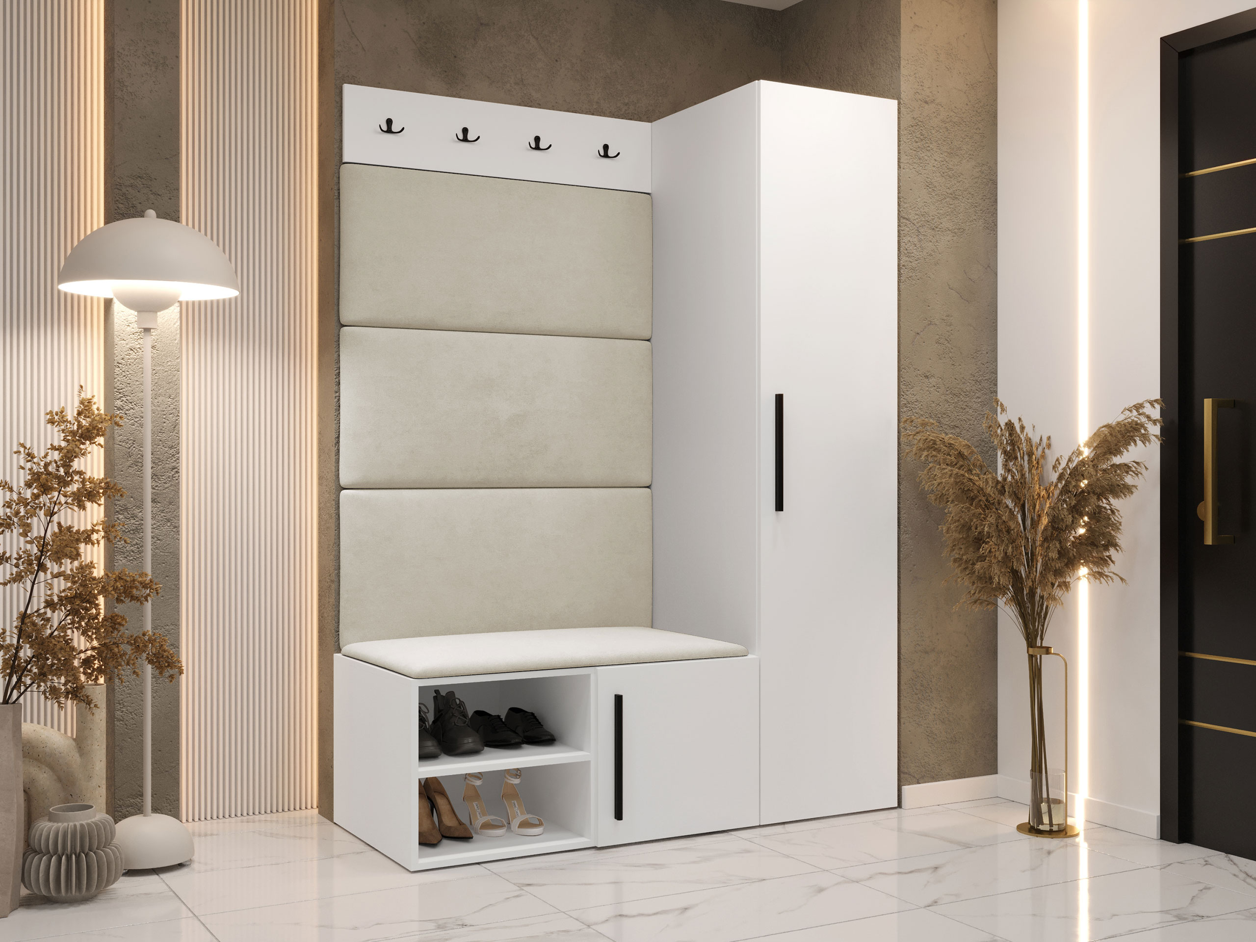 Meuble d'entrée Hartford 525 (Blanc)