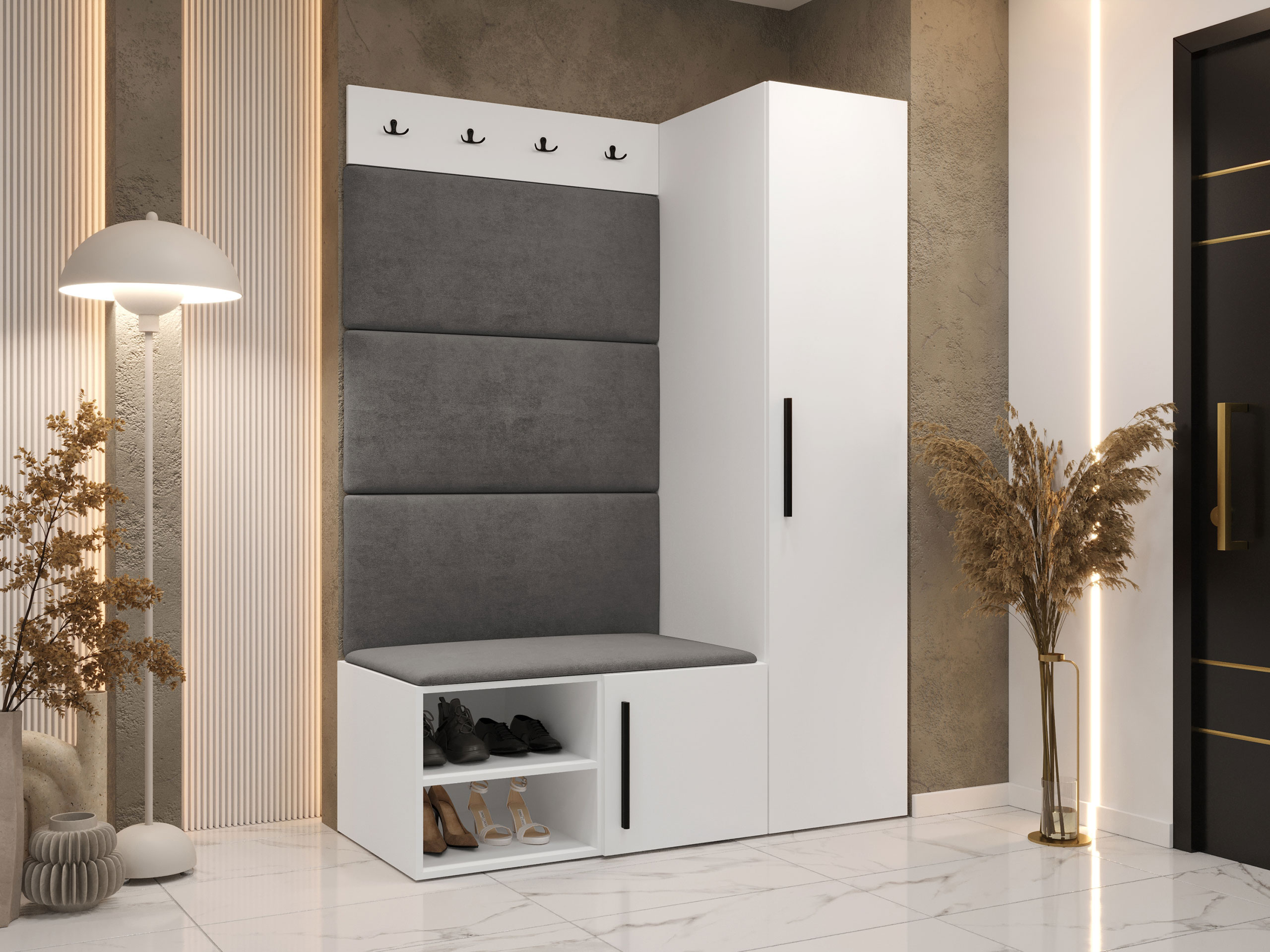 Meuble d'entrée Hartford 525 (Blanc)