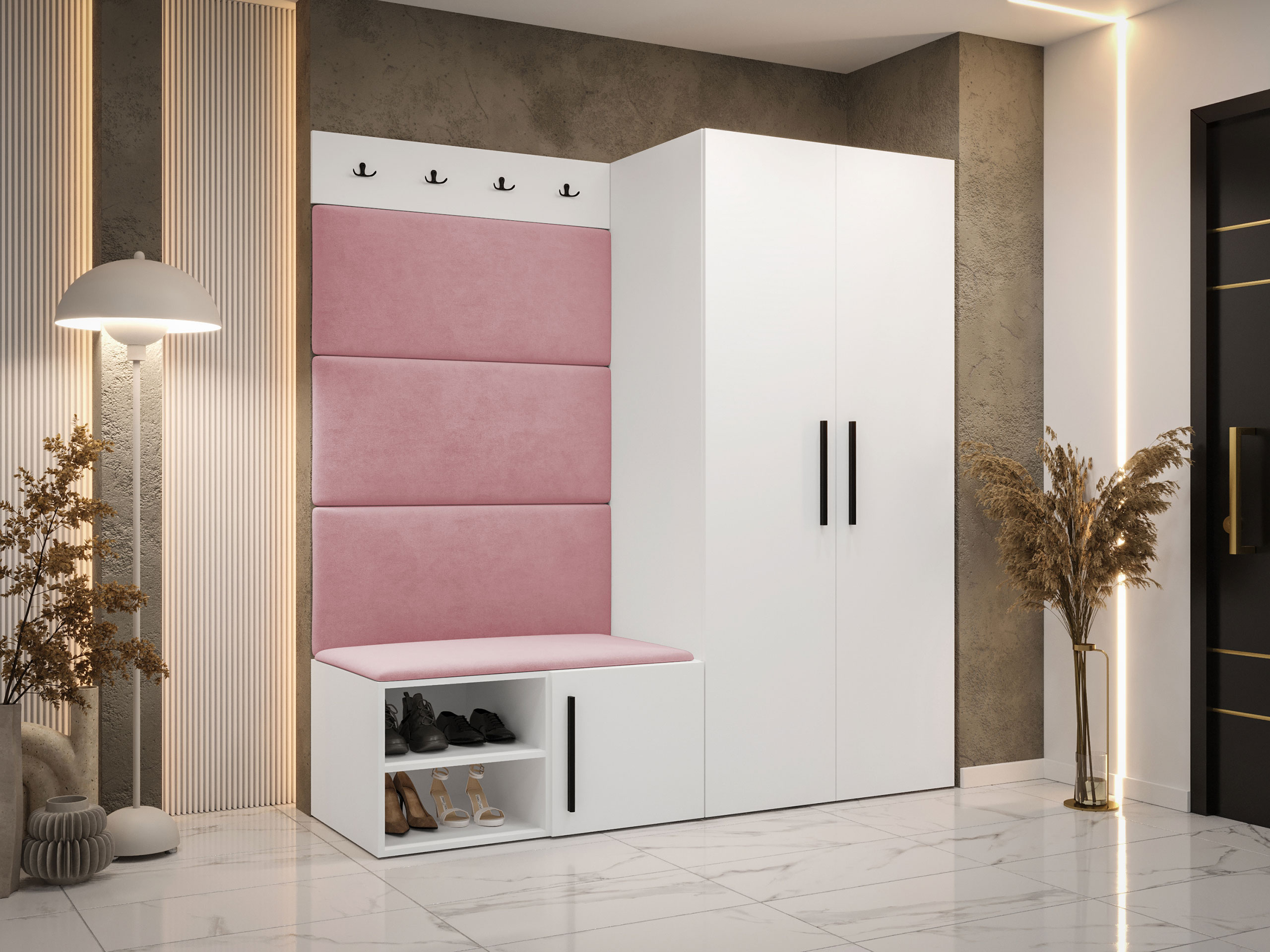 Meuble d'entrée Hartford 526 (Blanc)