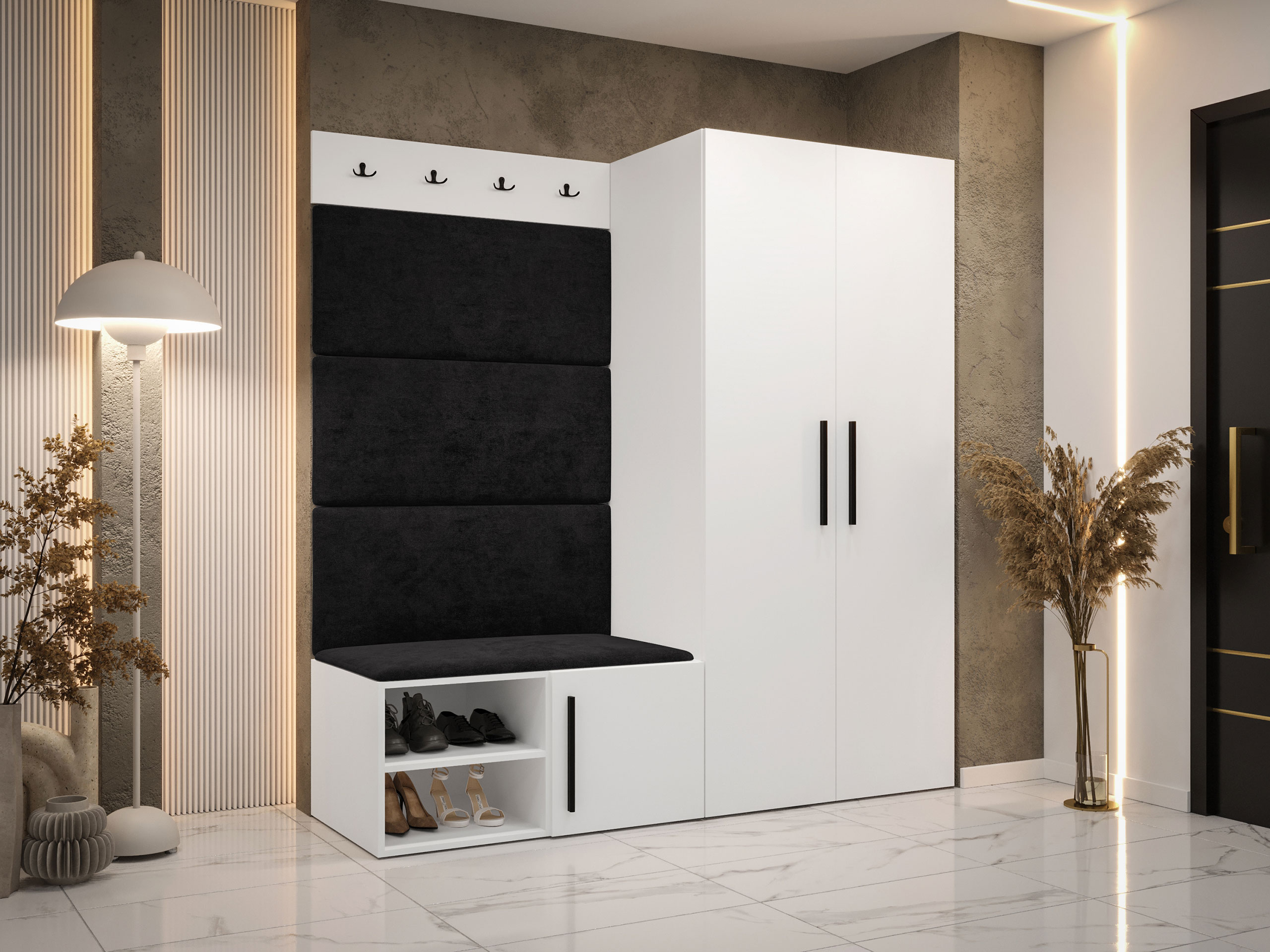 Meuble d'entrée Hartford 526 (Blanc)