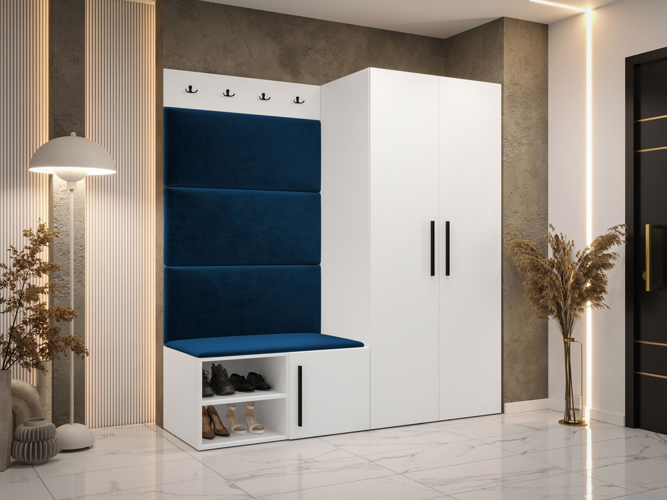 Meuble d'entrée Hartford 526 (Blanc)