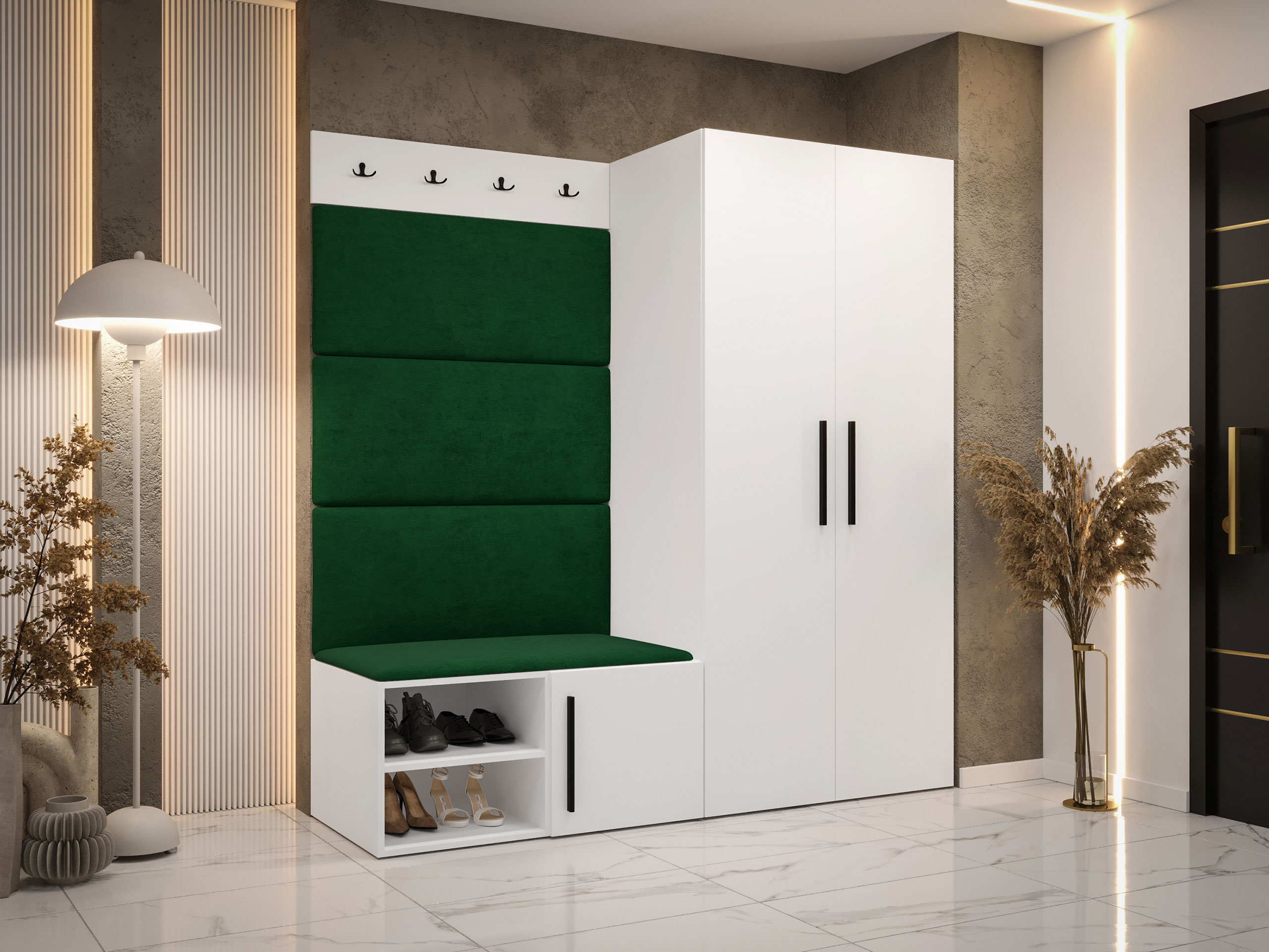 Meuble d'entrée Hartford 526 (Blanc)