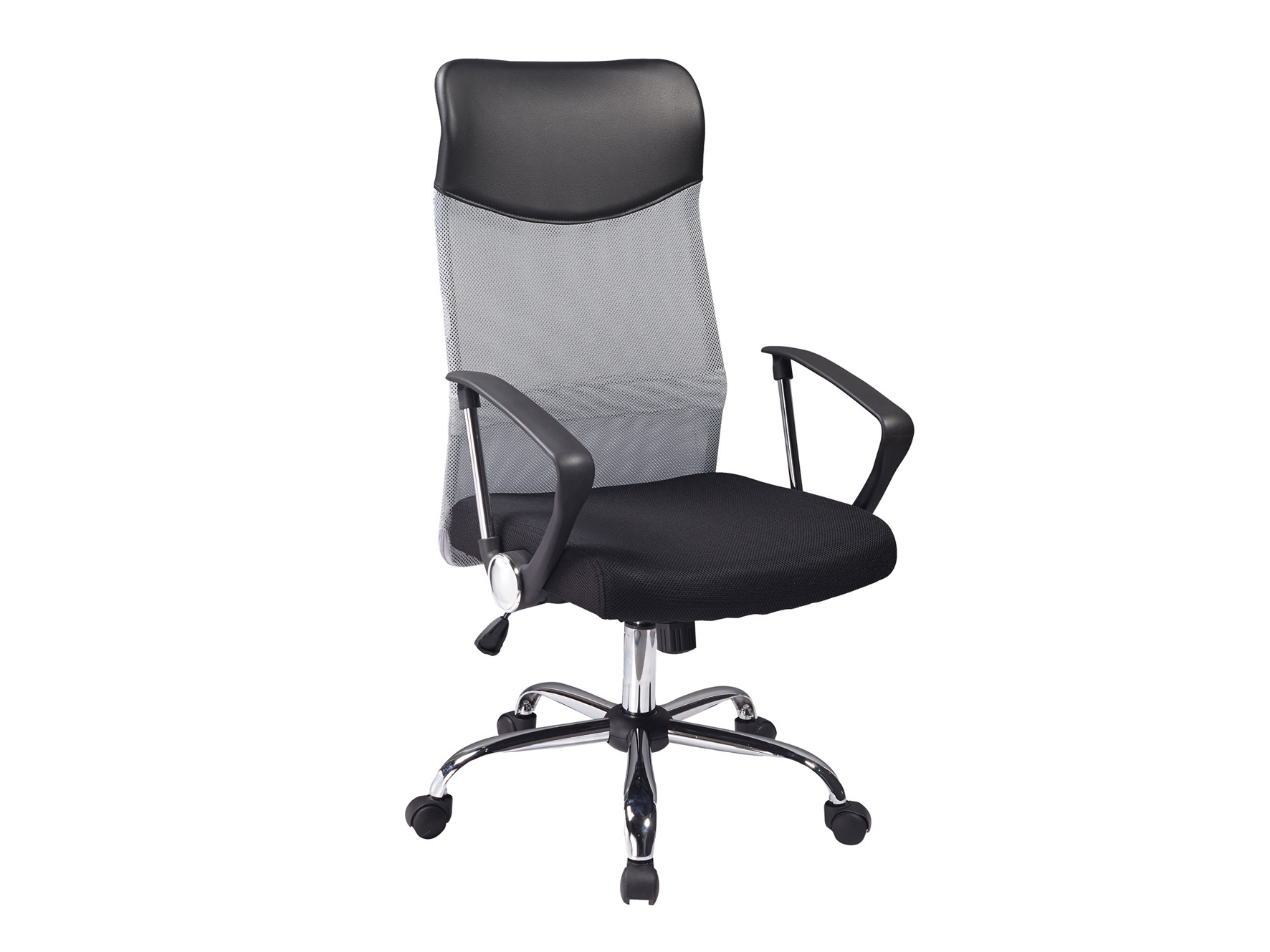 Chaise de bureau Detroit 823 (Noir + Gris)