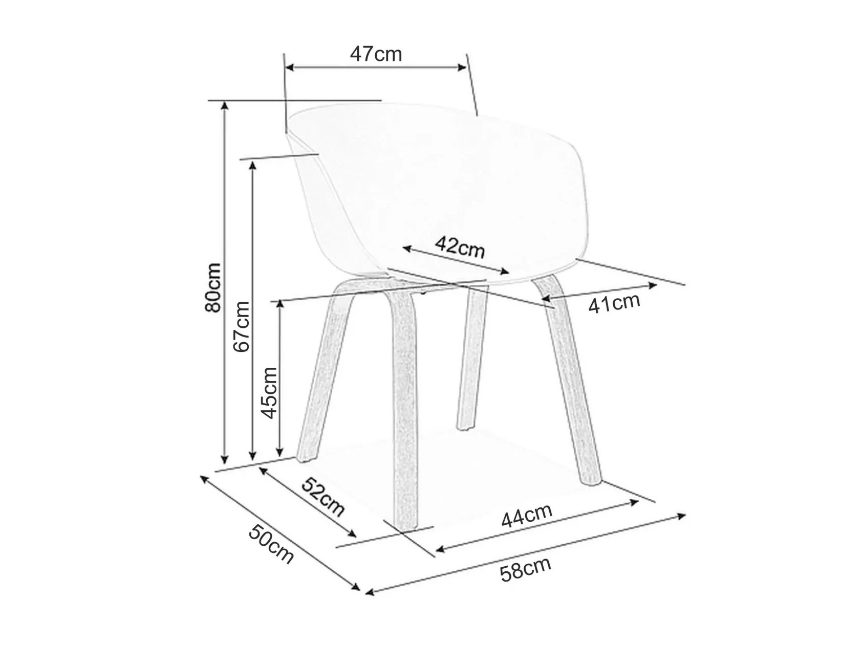 Chaise Detroit 828