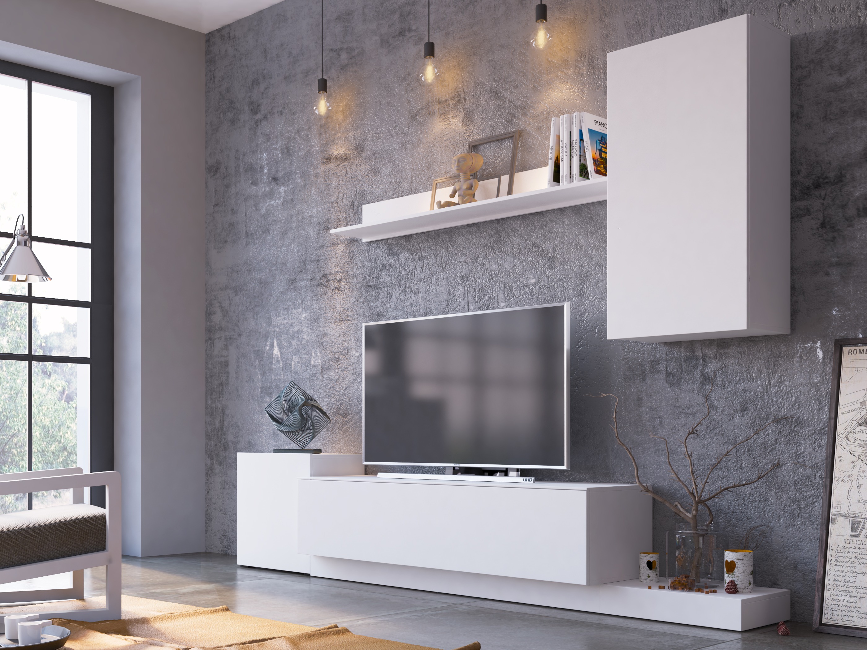 Ensemble de salon Ontario 158 (Blanc)