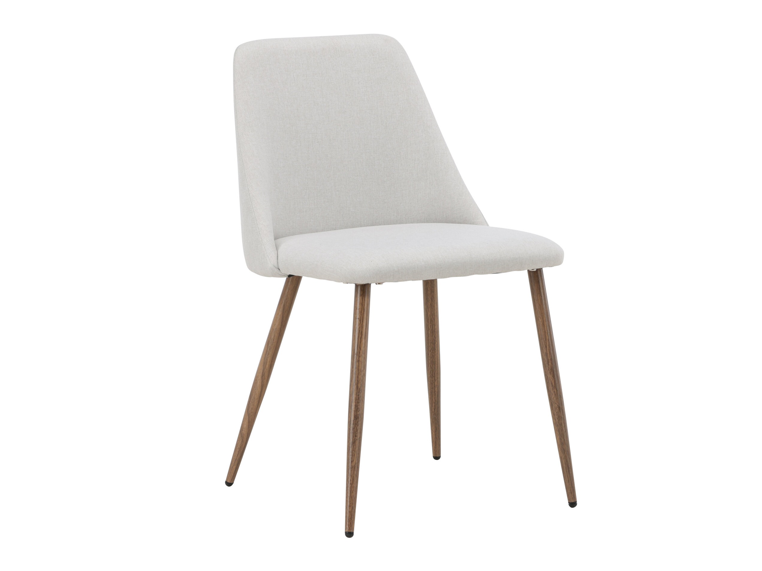Chaise Dallas 3886 (Blanc + Marron)