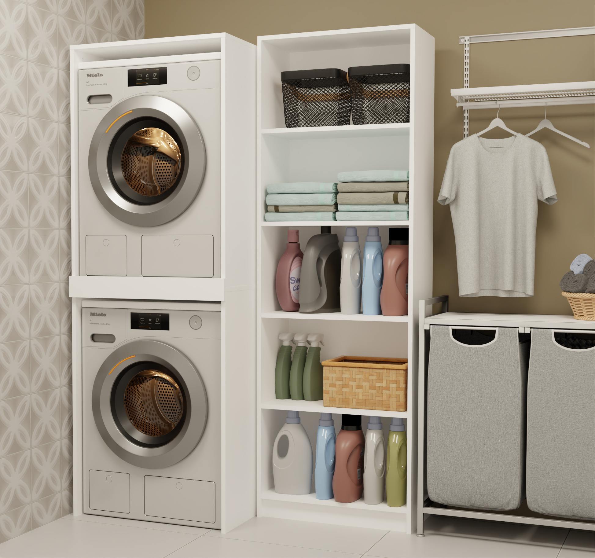 Colonne de salle de bain Balelbo 108 (Blanc)