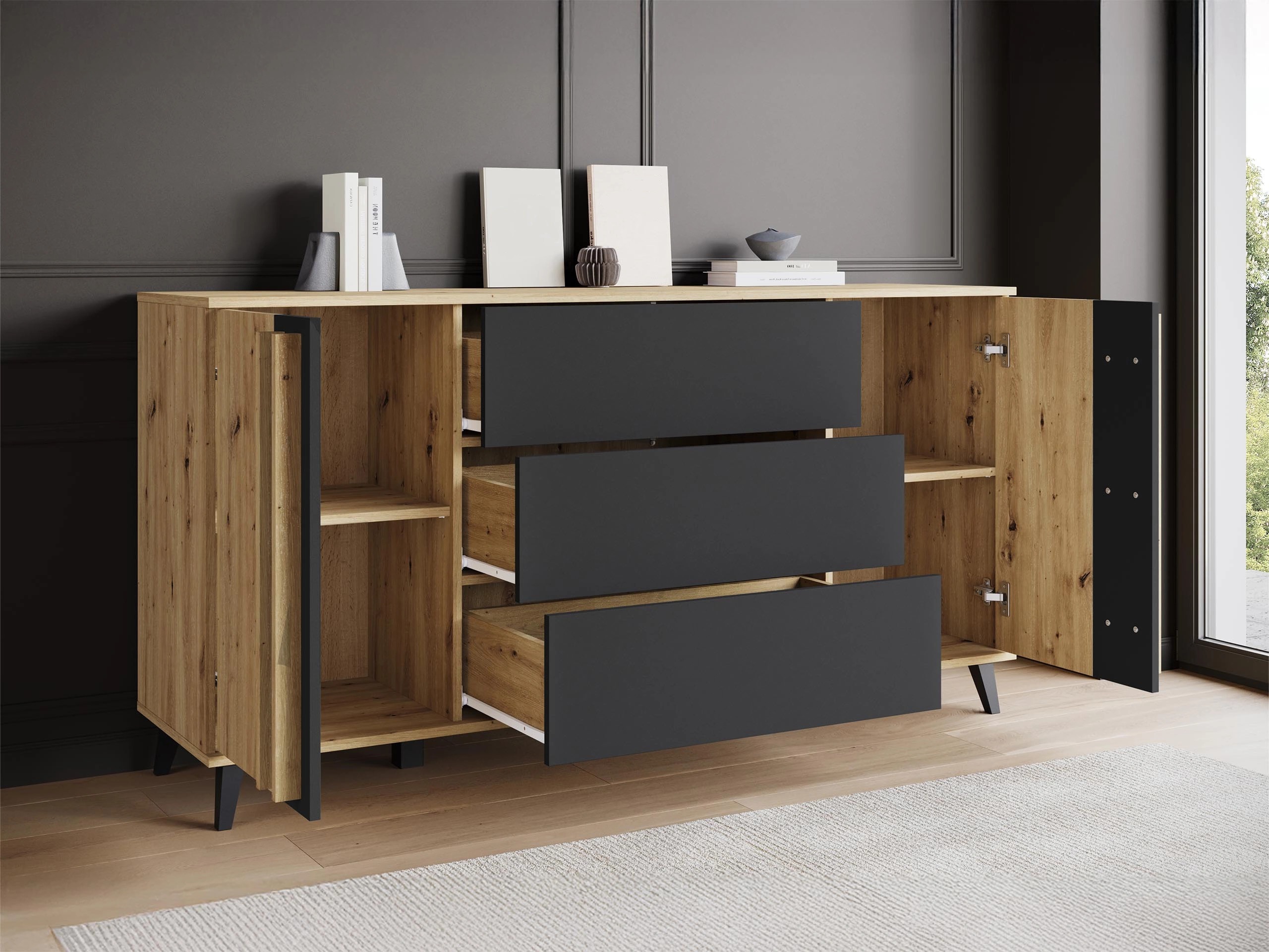 Commode Temora 100 (Graphite)