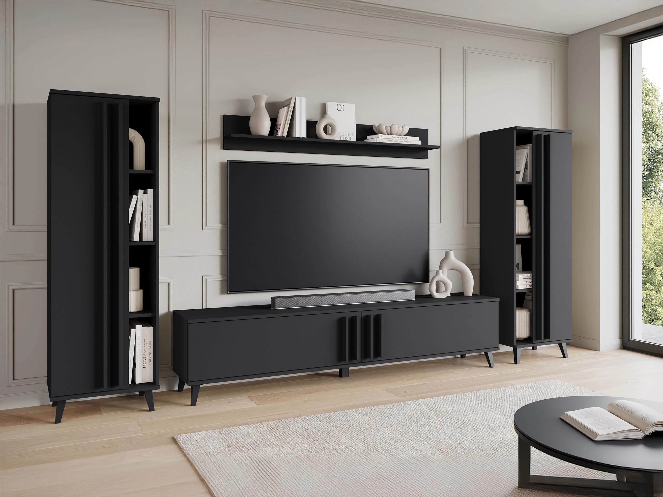 Ensemble de salon Facetor (Graphite)