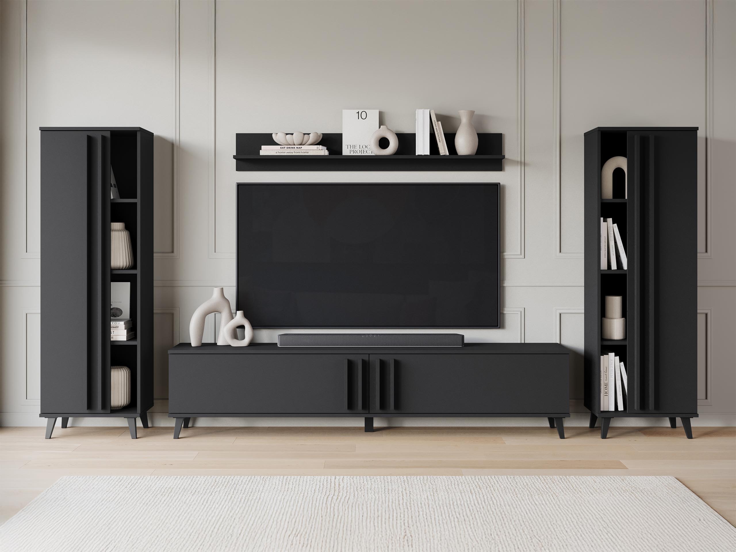 Ensemble de salon Facetor (Graphite)