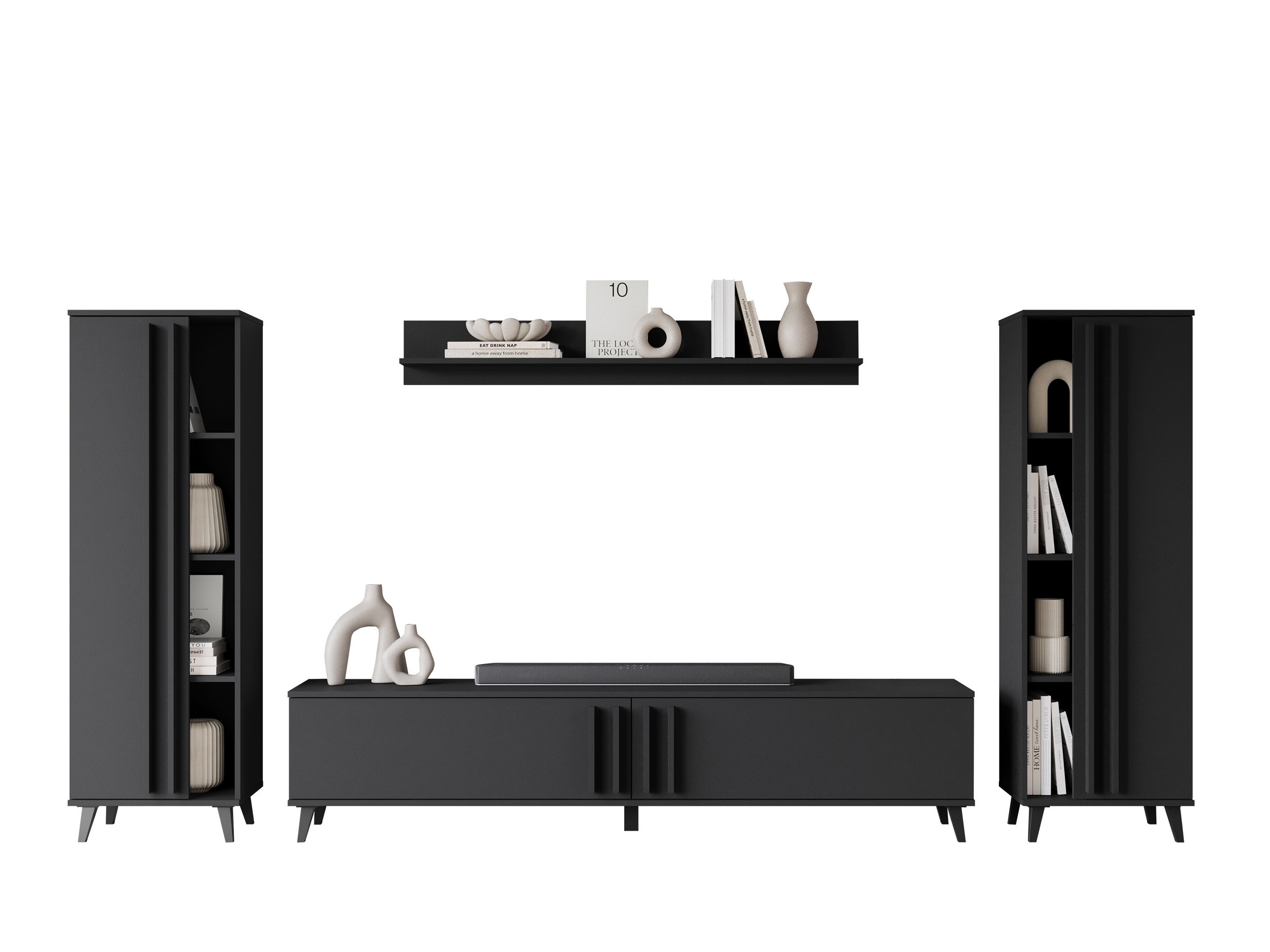 Ensemble de salon Facetor (Graphite)