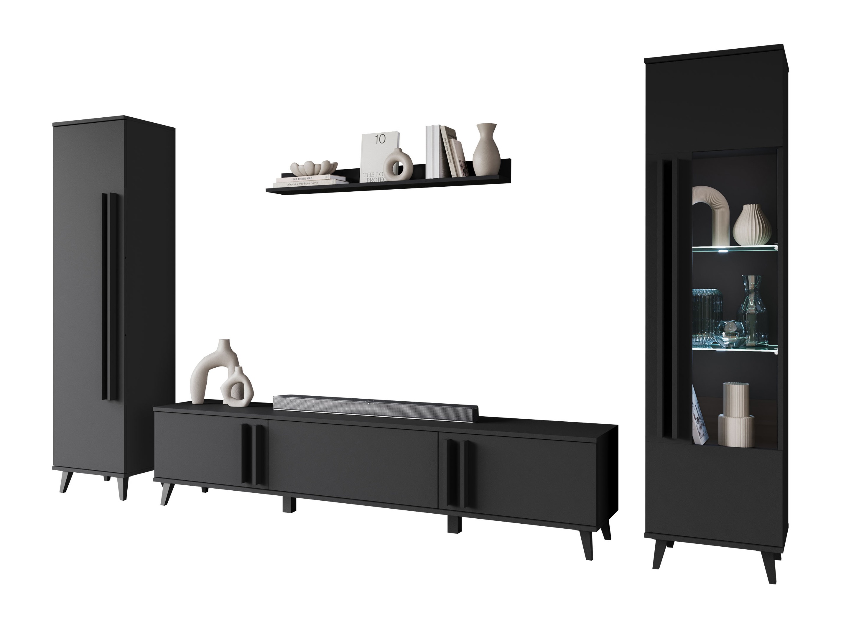 Ensemble de salon Facetor II (Graphite)