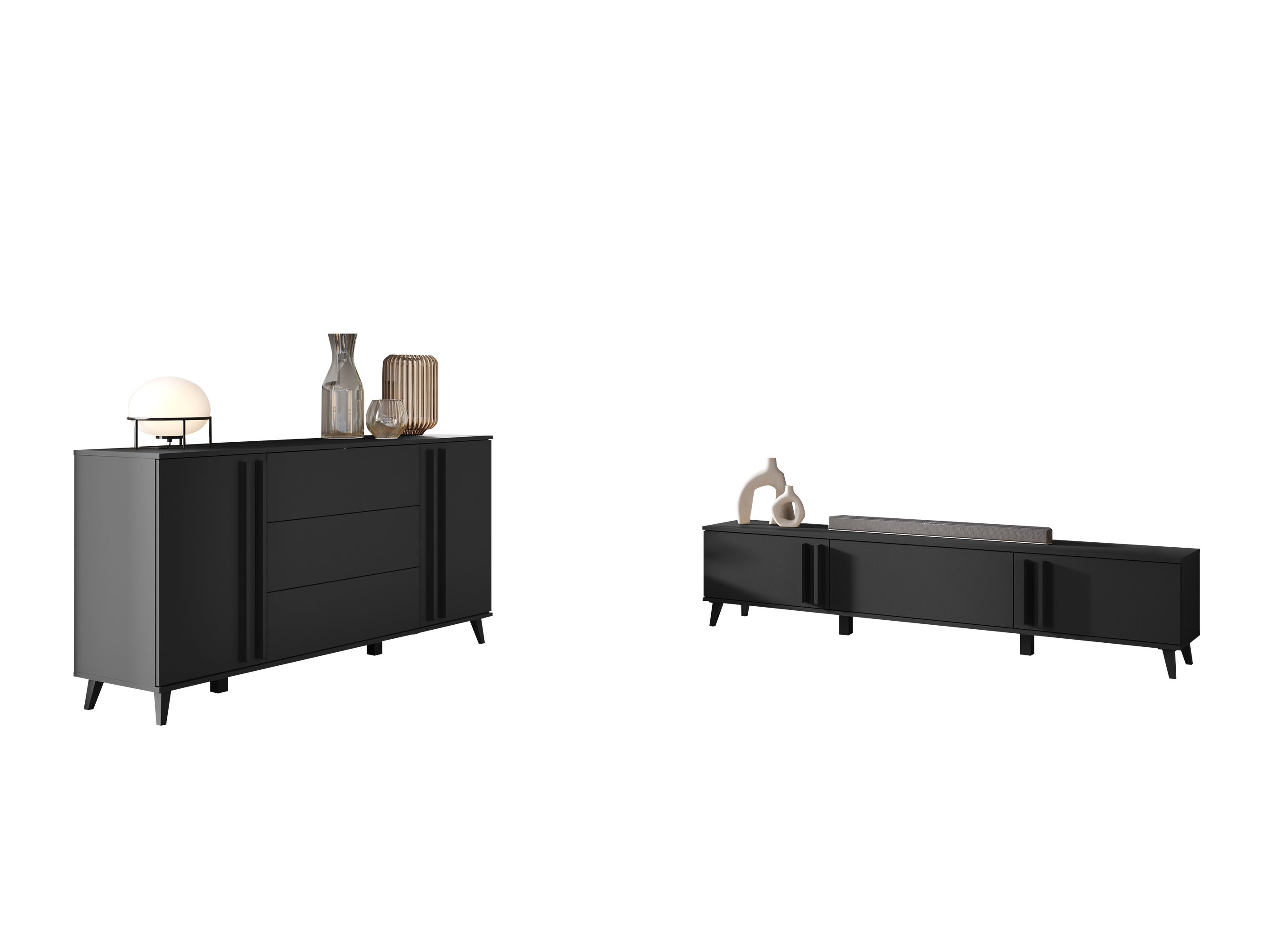 Ensemble de salon Facetor III (Graphite)