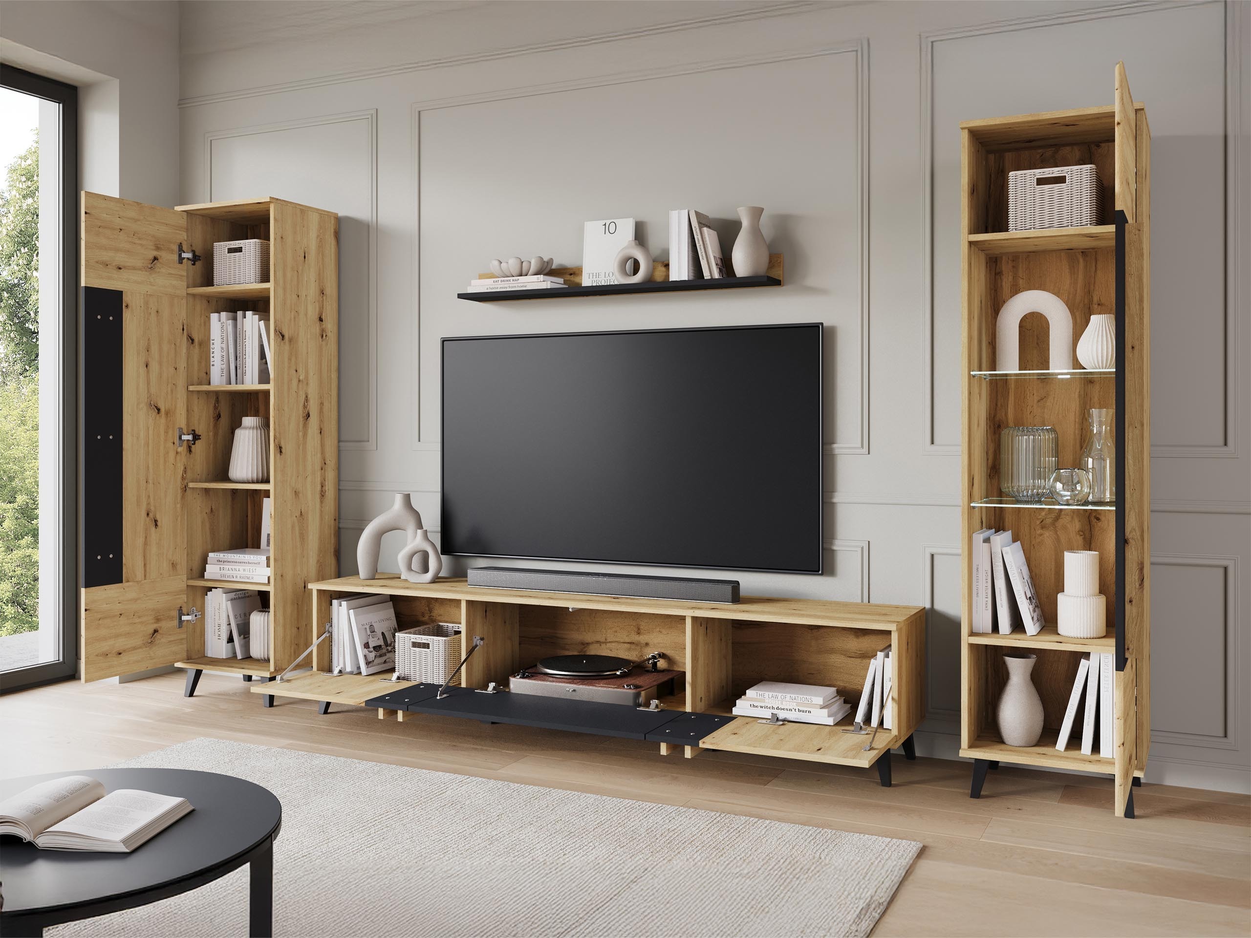 Ensemble de salon Temora 103 (Graphite)