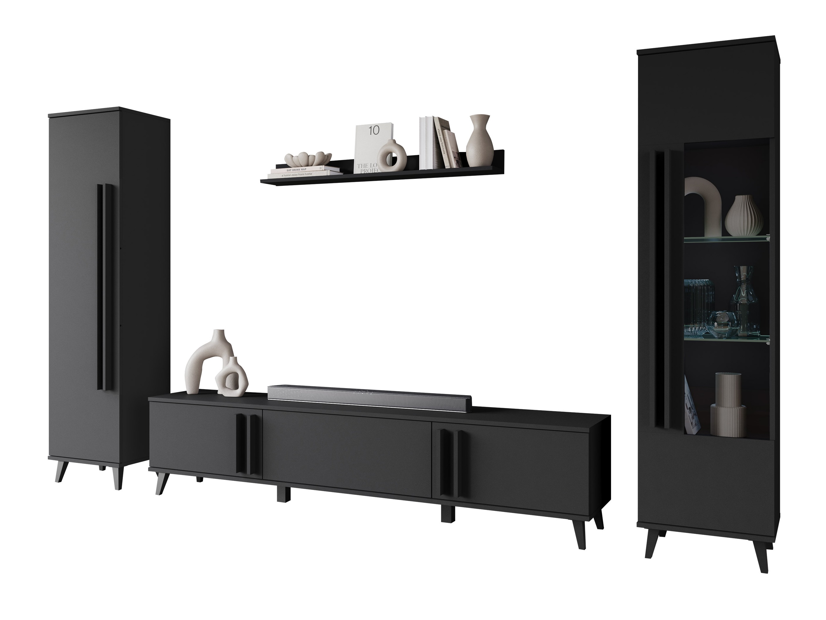 Ensemble de salon Temora 103 (Graphite)