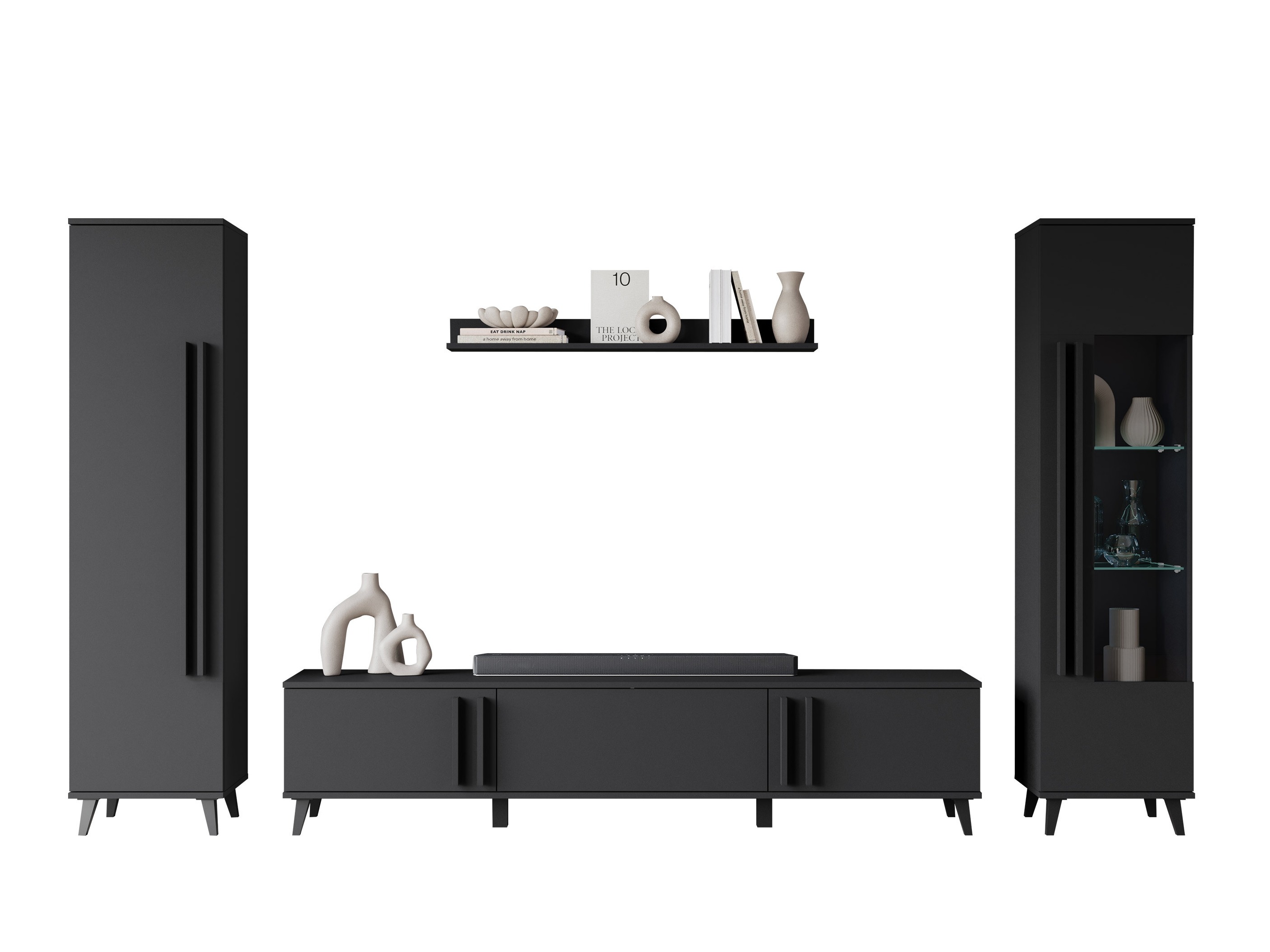 Ensemble de salon Temora 103 (Graphite)