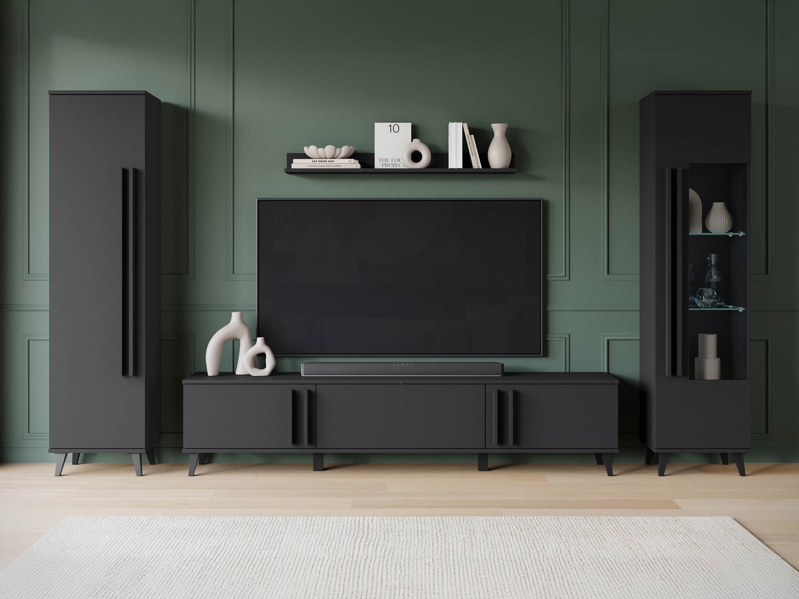 Ensemble de salon Temora 103 (Graphite)