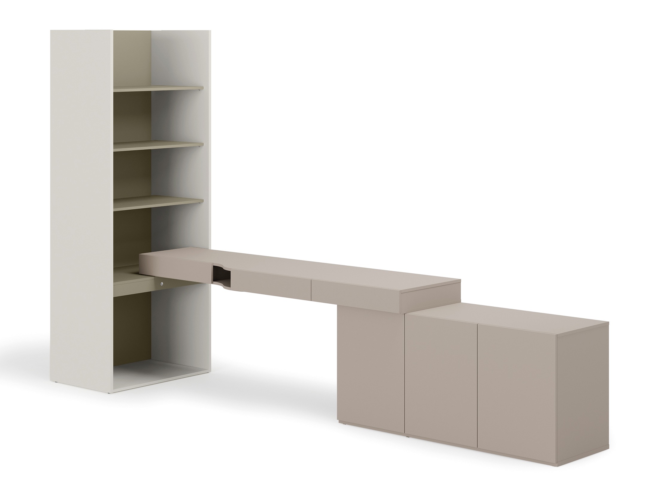 Ensemble de bureau à domicile Evareve 118 (Gris + Vert)