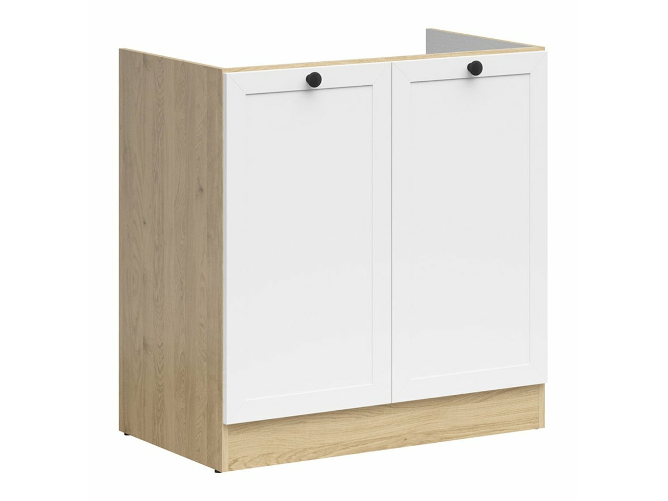 Armoire modulaire pour évier avec portes Classic White Oak 110