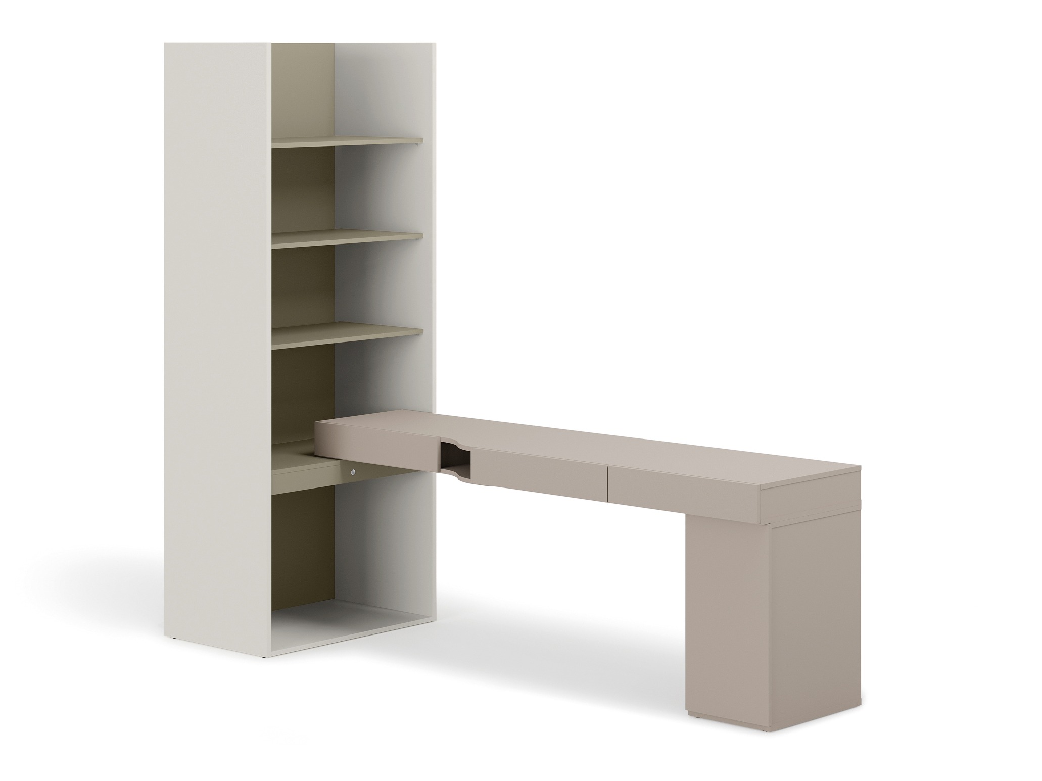 Ensemble de bureau à domicile Evareve 119 (Droit)