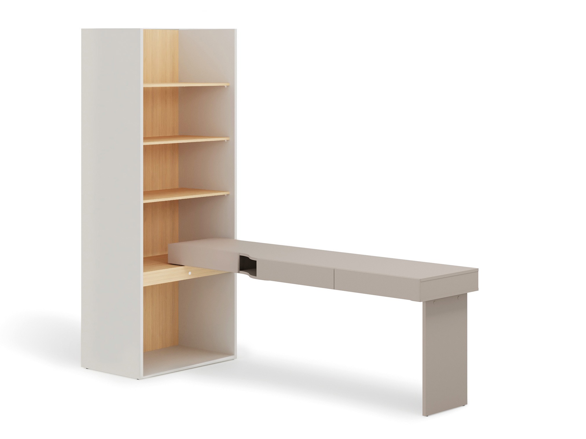 Ensemble de bureau à domicile Evareve 120 (Droit)
