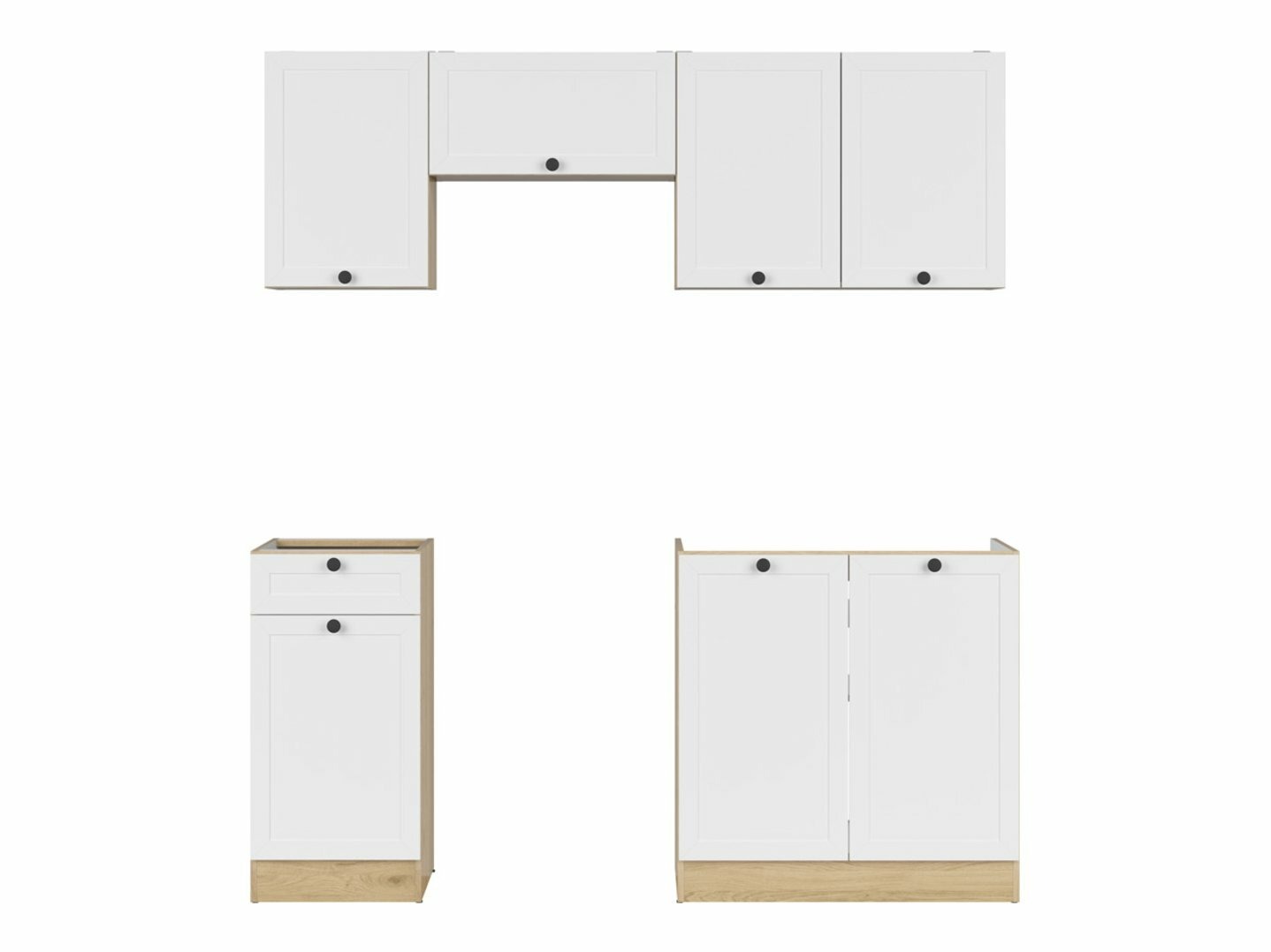 Cuisine complète modulaire Classic White Oak 117