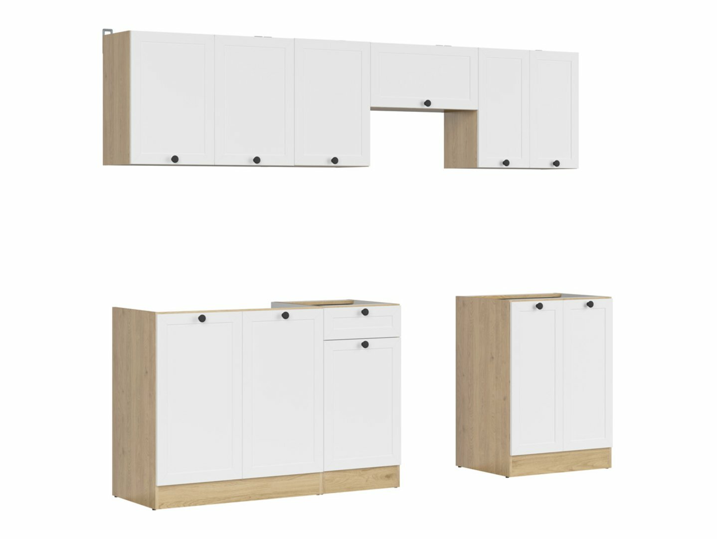 Cuisine complète modulaire Classic White Oak 118