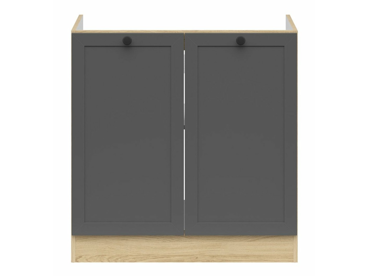 Armoire modulaire pour évier avec portes Classic Grey Oak 101