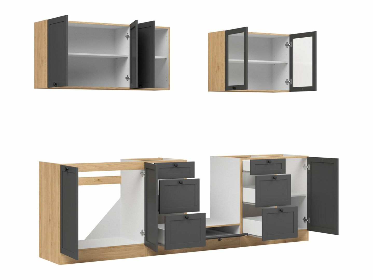 Cuisine complète modulaire Classic Grey Oak 118