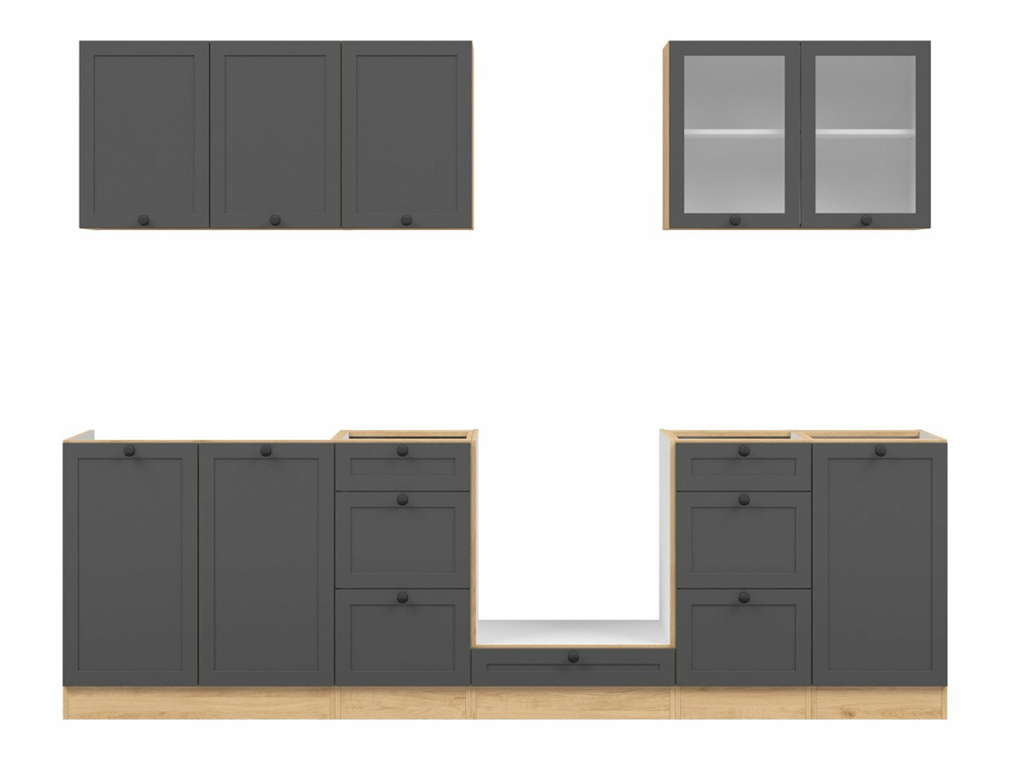 Cuisine complète modulaire Classic Grey Oak 118