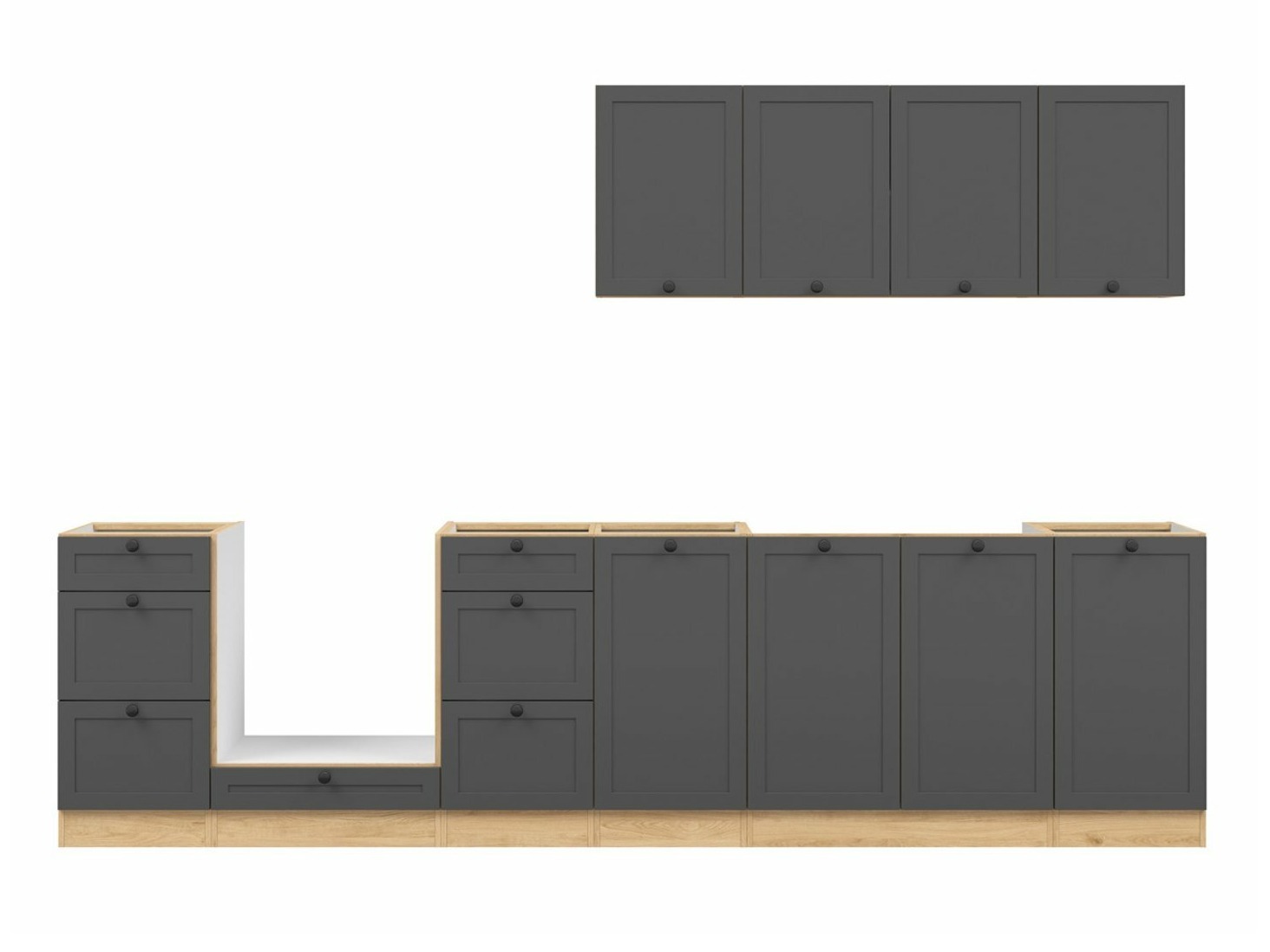 Cuisine complète modulaire Classic Grey Oak 119
