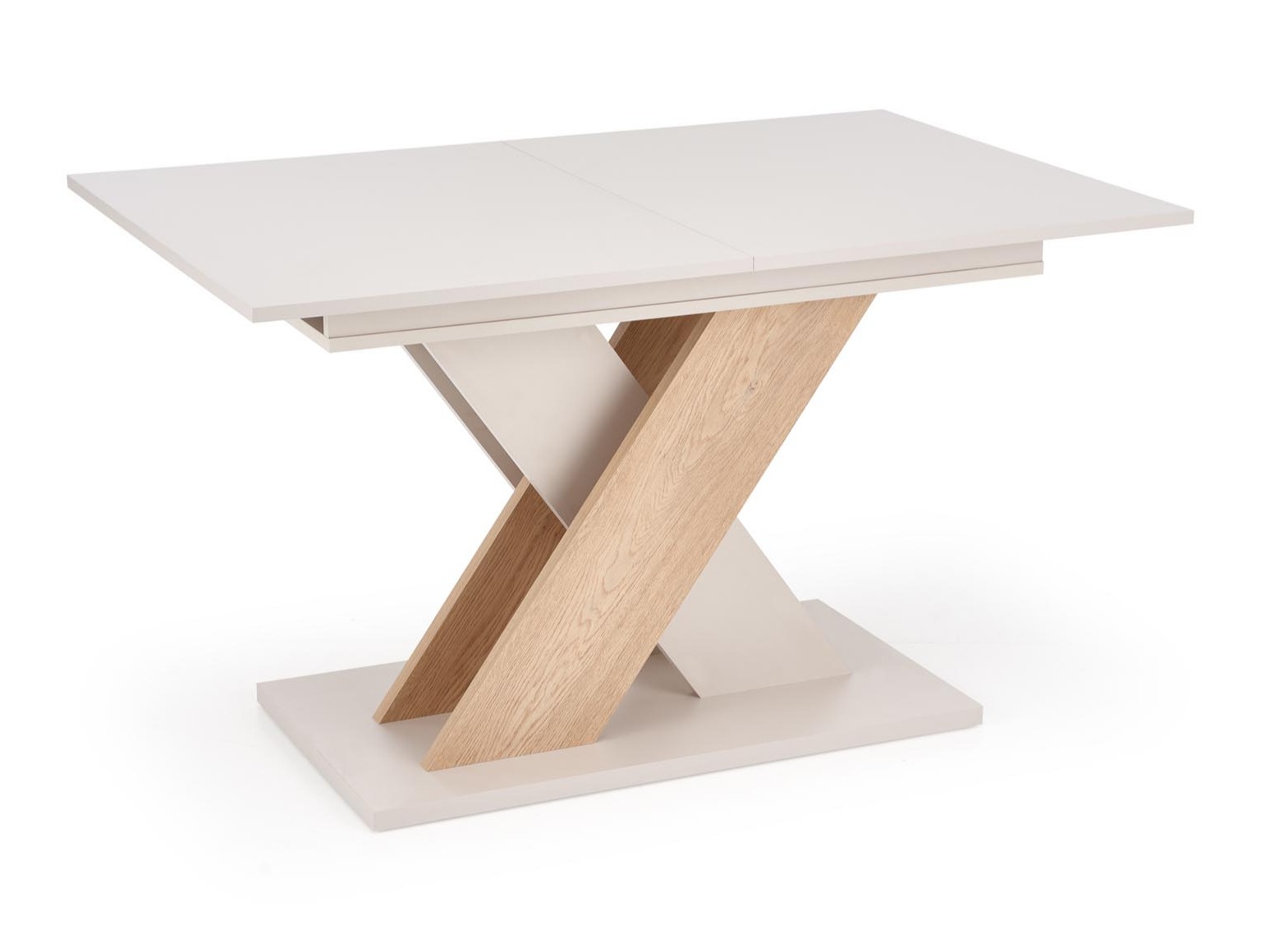 Table Houston 1724 (Chêne crème + Cachemire)